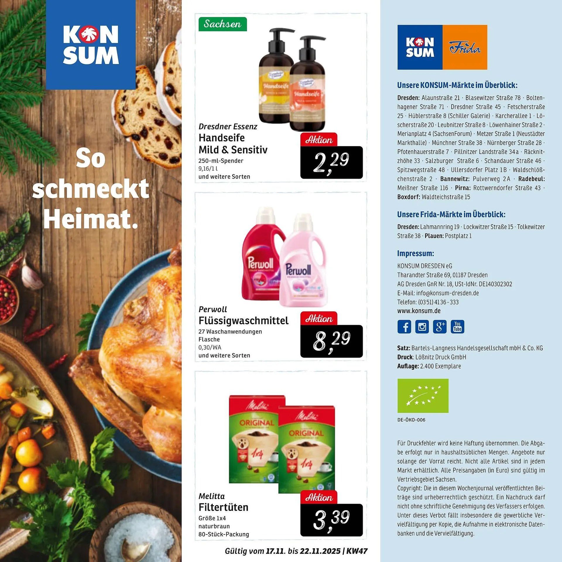 KONSUM Prospekt von 17. November bis 22. November 2025 - Prospekt seite 12