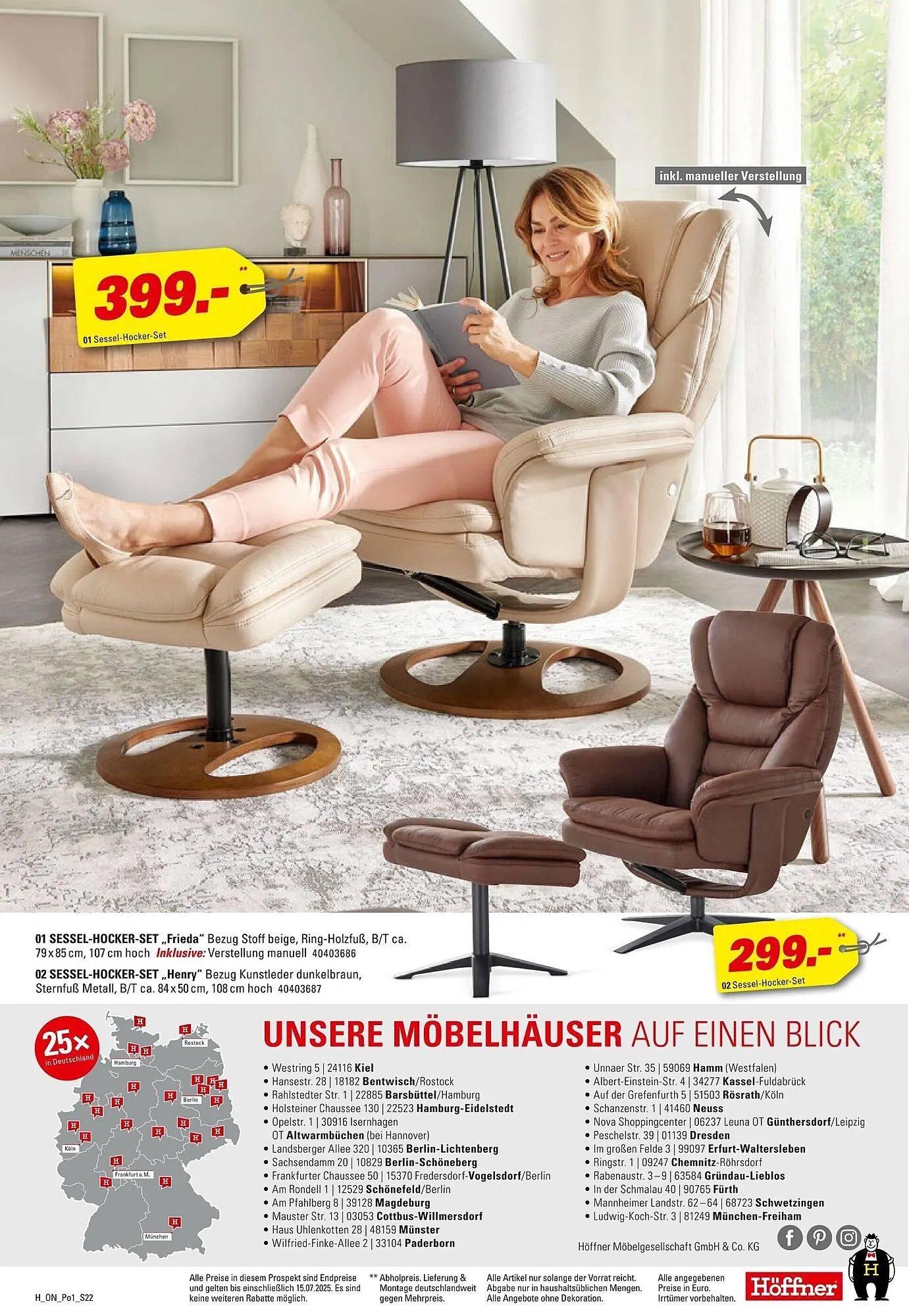 Höffner Prospekt von 4. Juni bis 15. Juli 2025 - Prospekt seite 22