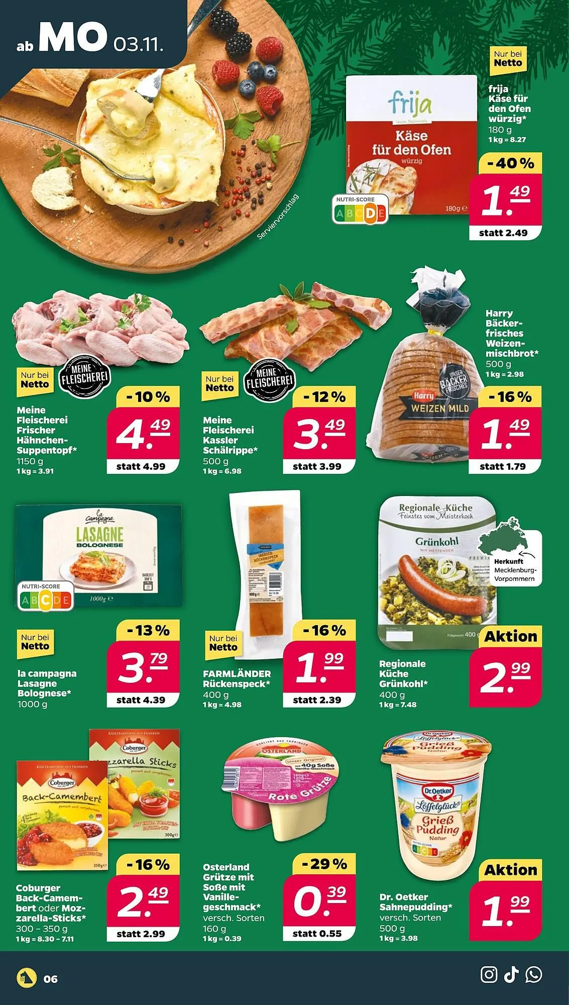 NETTO Prospekt von 3. November bis 8. November 2025 - Prospekt seite 6