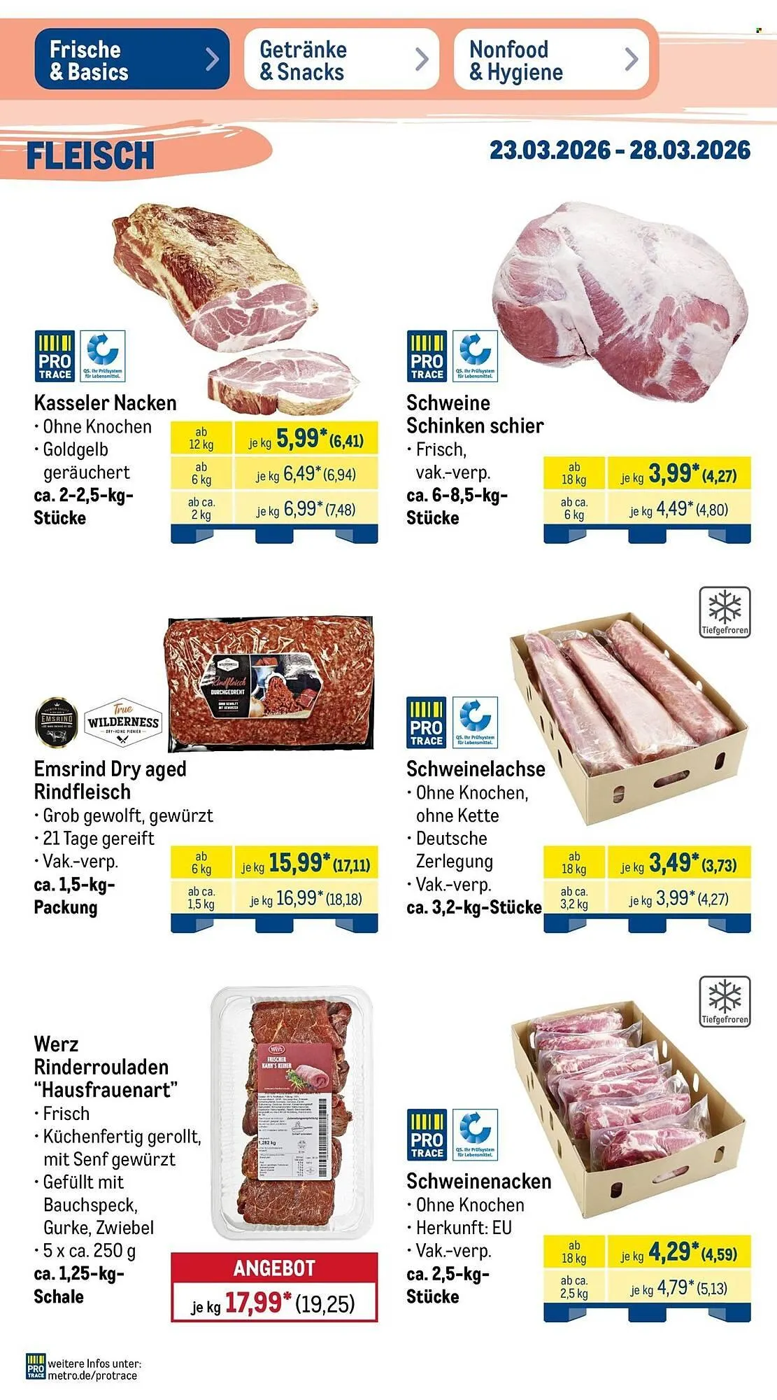 METRO Prospekt von 23. März bis 28. März 2026 - Prospekt seite 8