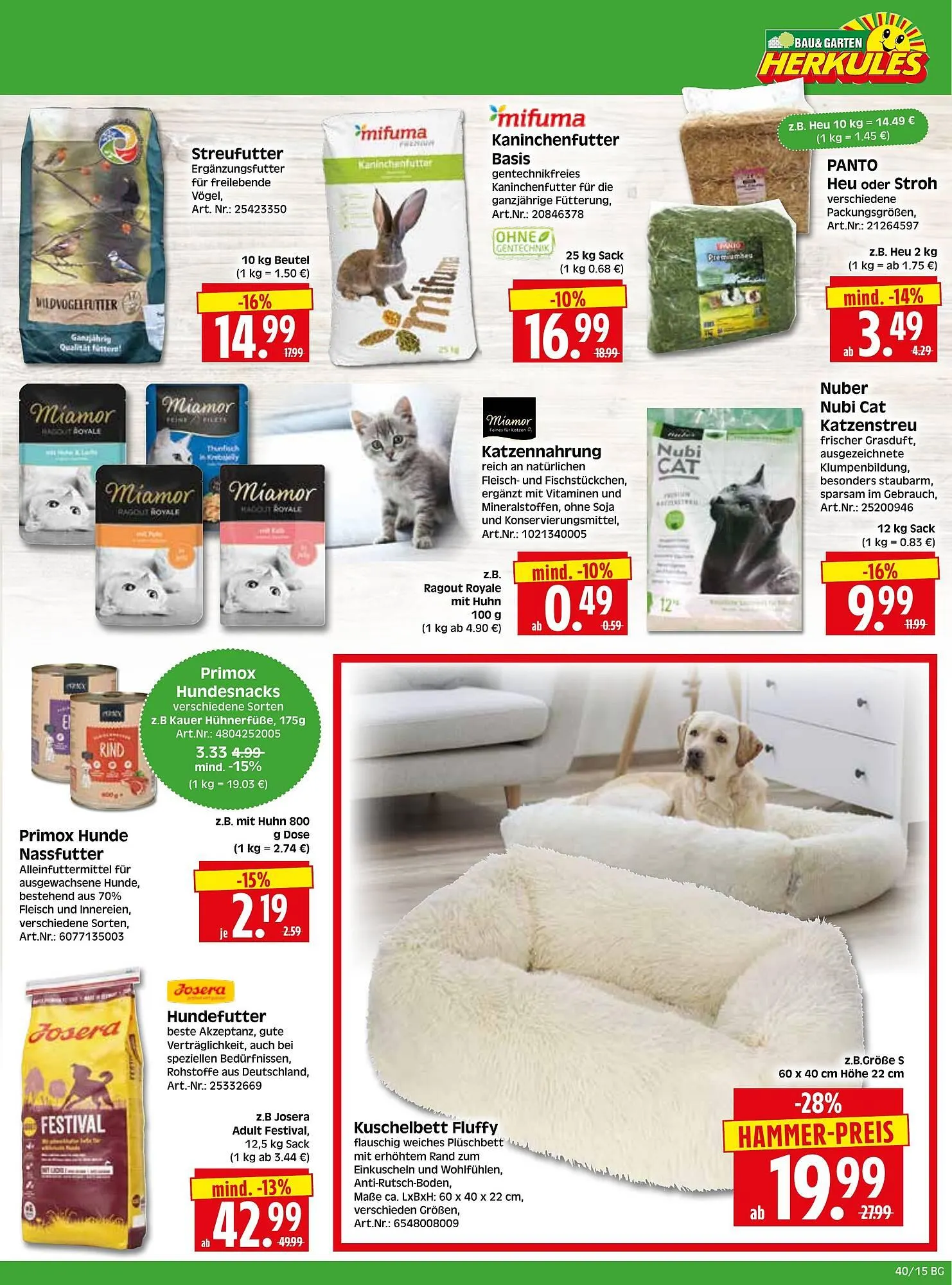 Herkules Baumarkt Prospekt von 29. September bis 4. Oktober 2025 - Prospekt seite 15