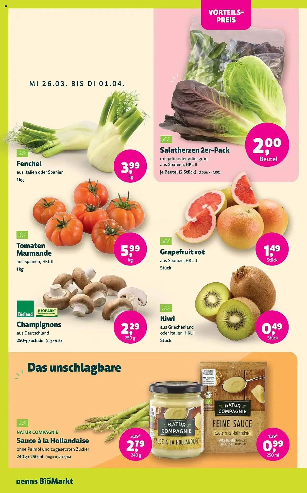 Biomarkt Prospekt von 26. März bis 8. April 2025 - Prospekt seite 2