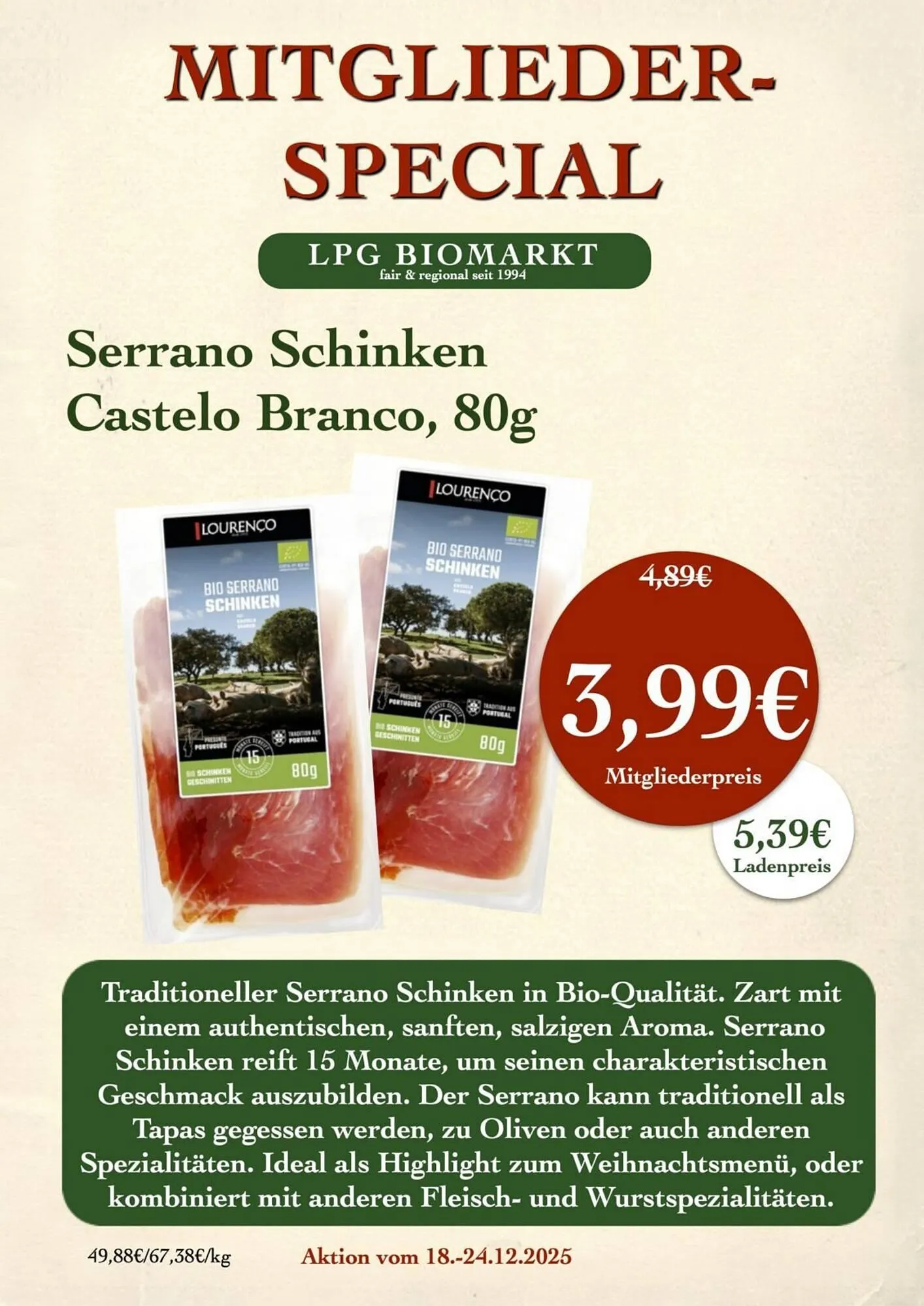 LPG Biomarkt Prospekt von 18. Dezember bis 24. Dezember 2025 - Prospekt seite 9