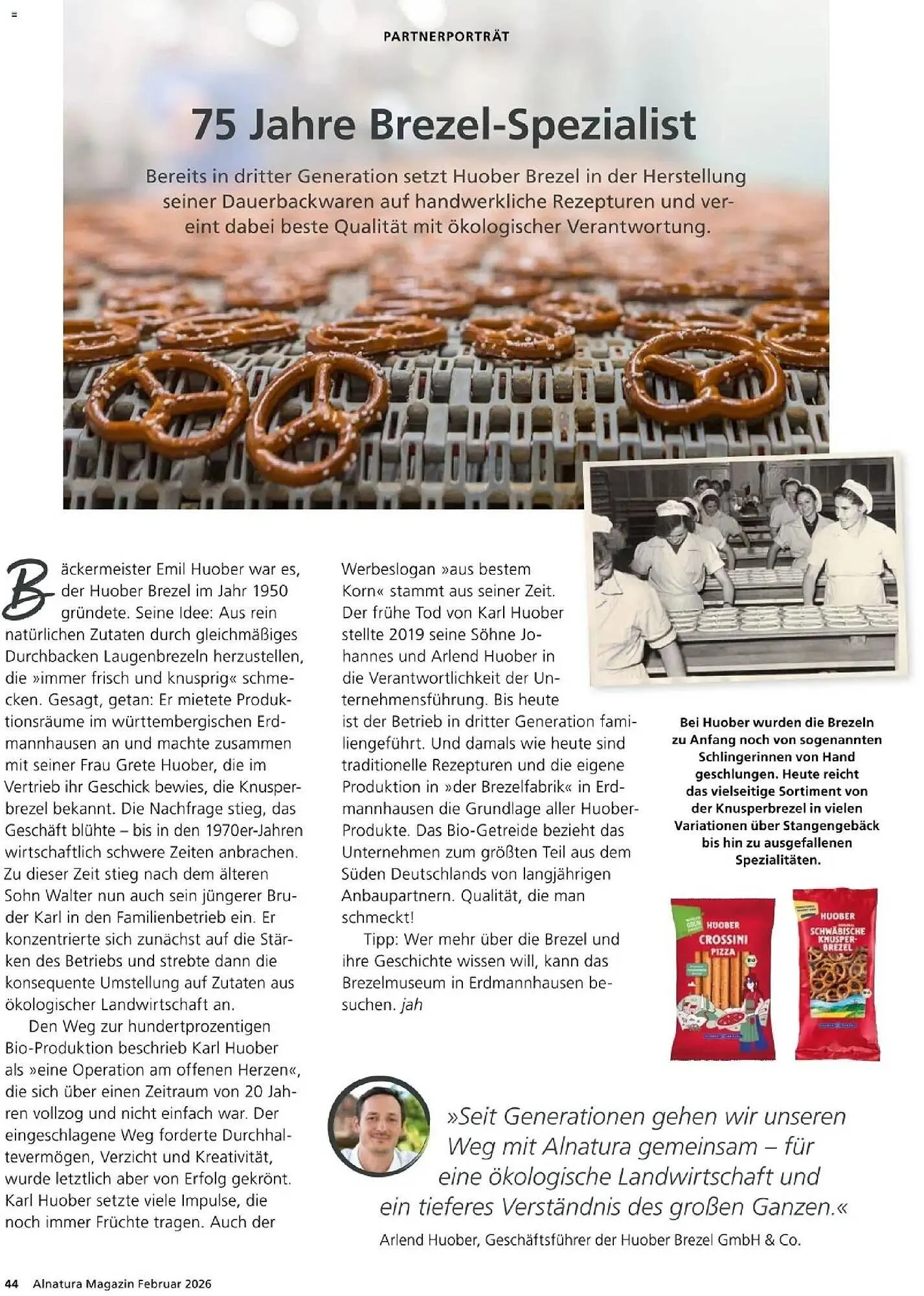 Alnatura Prospekt von 1. Februar bis 28. Februar 2026 - Prospekt seite 44