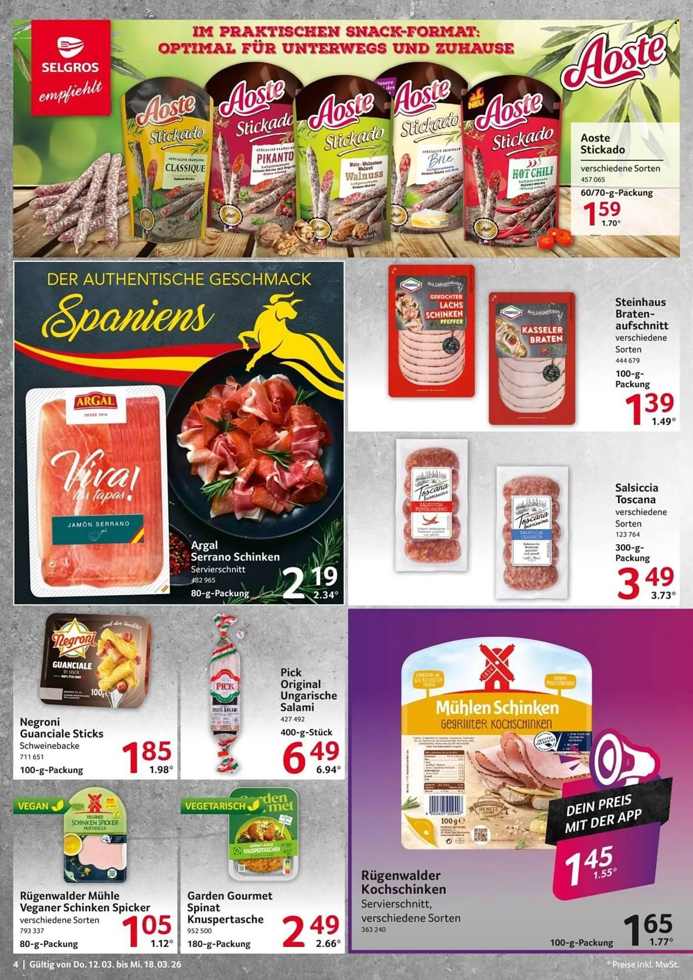 Selgros Prospekt von 12. März bis 18. März 2026 - Prospekt seite 4