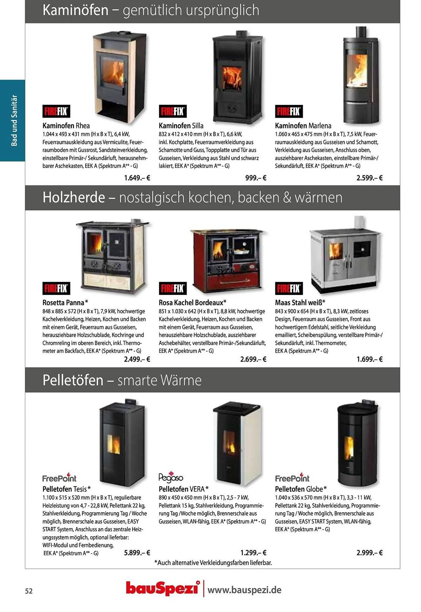 BauSpezi Prospekt von 15. April bis 31. Dezember 2026 - Prospekt seite 54