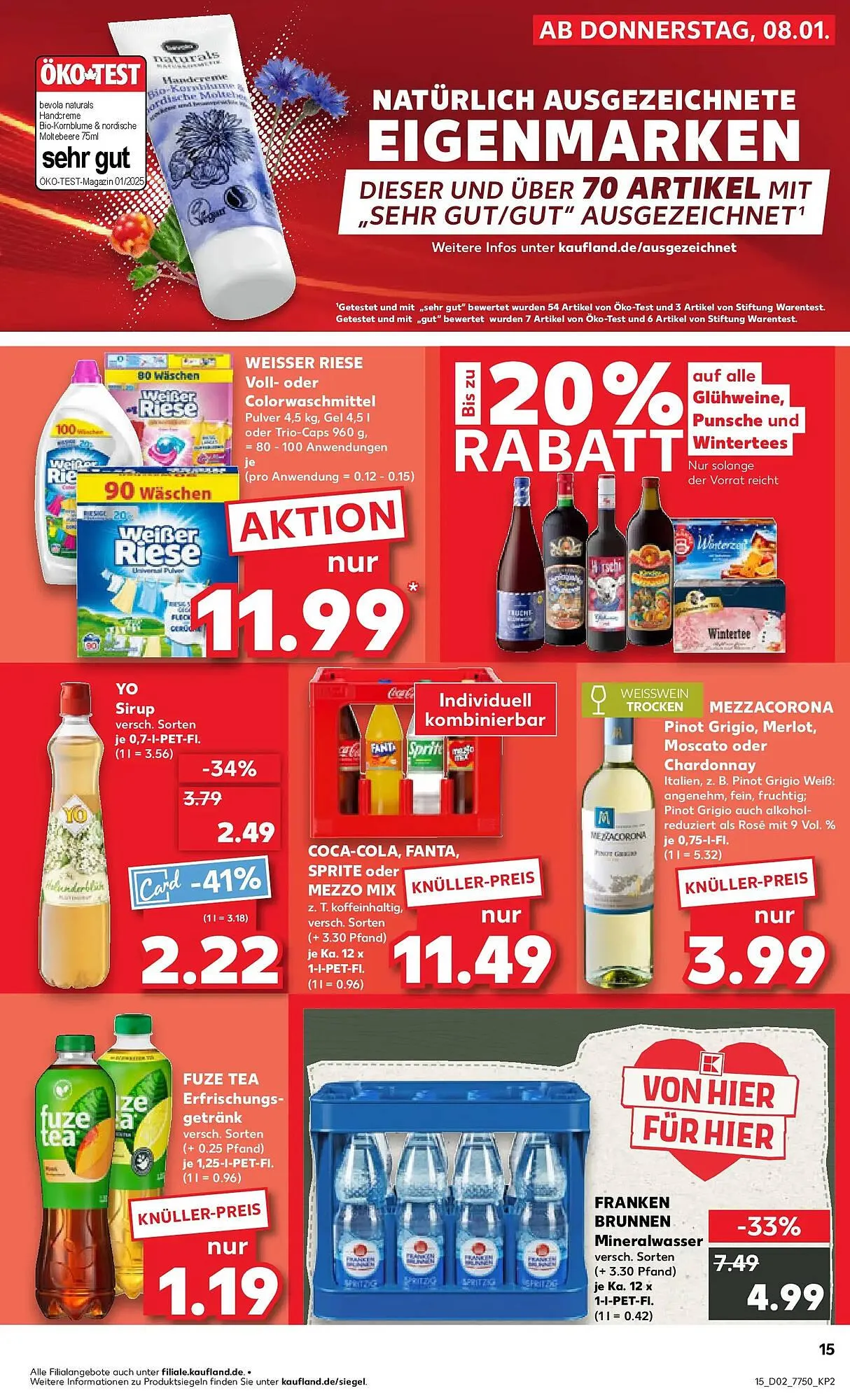 Kaufland Prospekt von 11. Januar bis 14. Januar 2026 - Prospekt seite 15