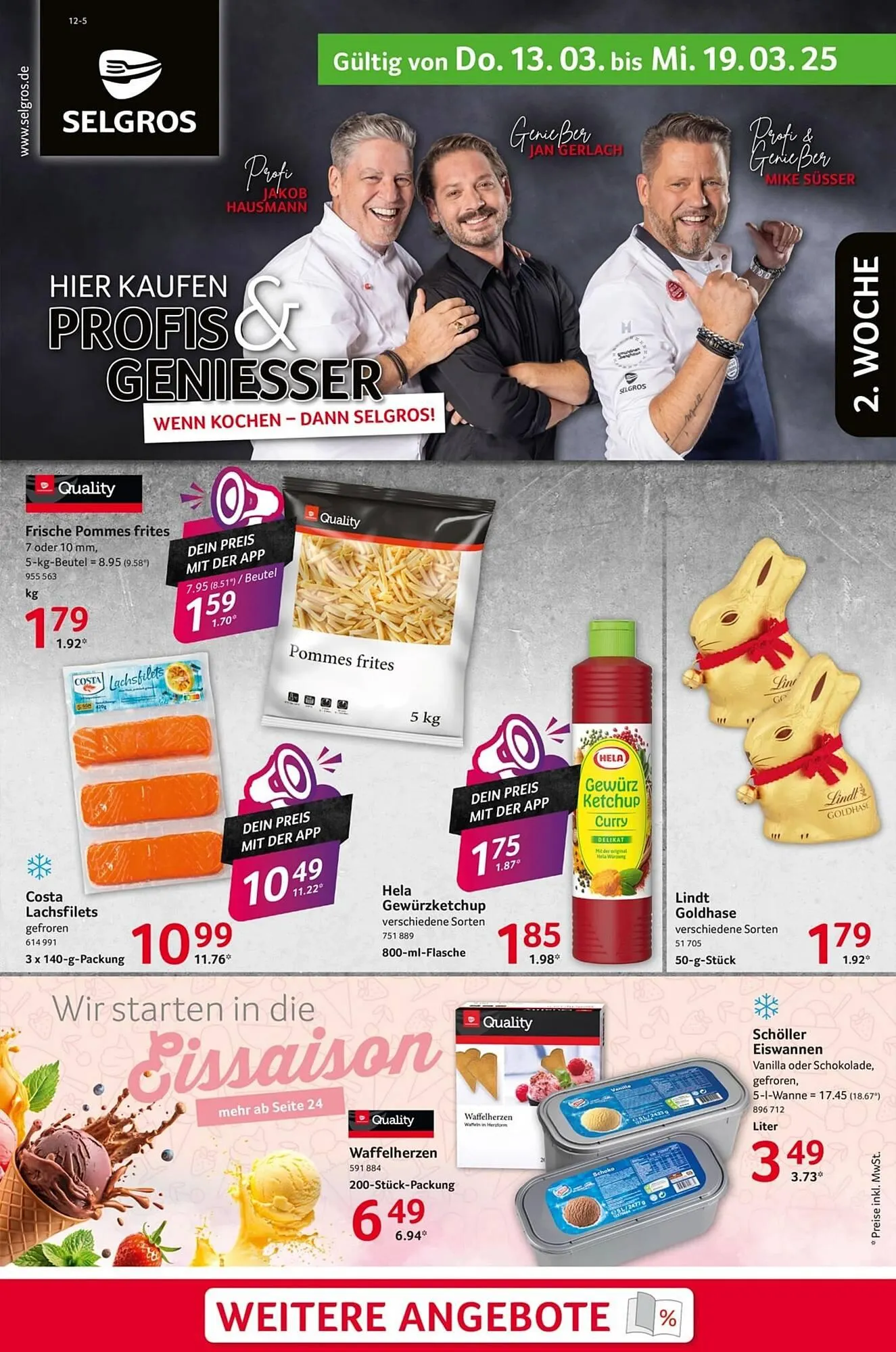 Selgros Prospekt von 13. März bis 20. März 2025 - Prospekt seite 1