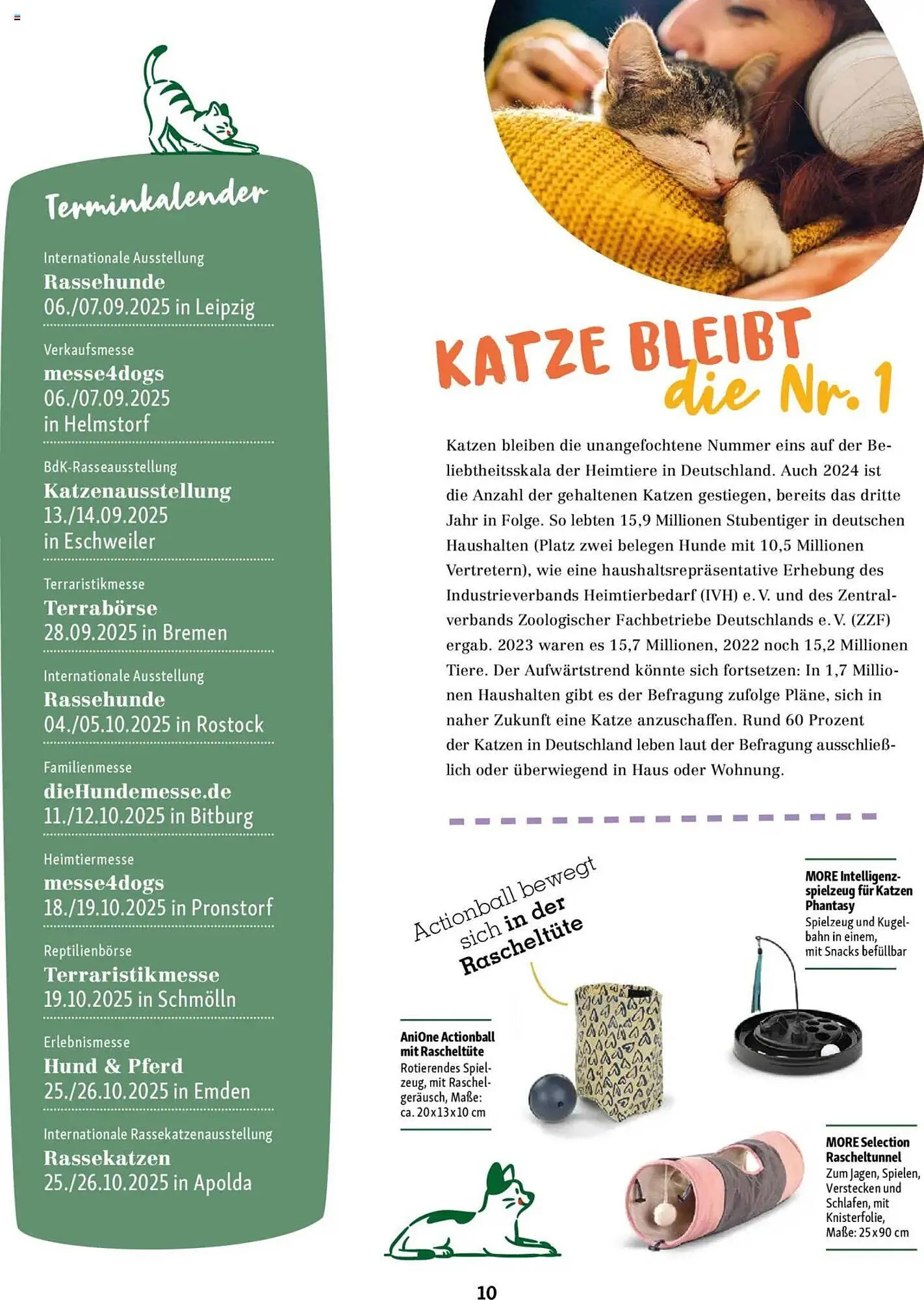 Fressnapf Magazin von 1. September bis 31. Oktober 2025 - Prospekt seite 10