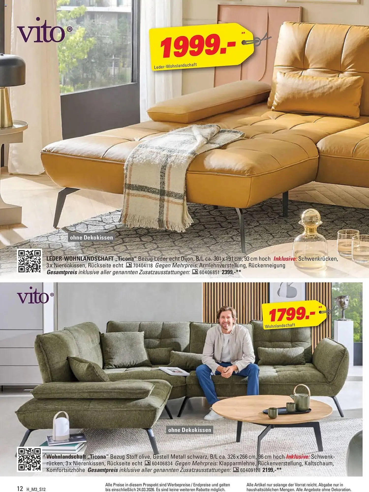 Höffner Prospekt von 11. März bis 24. März 2026 - Prospekt seite 12