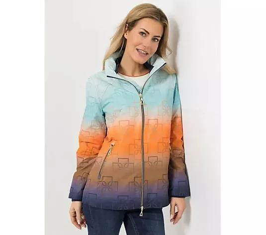 DAWID by Dawid Tomaszewski Outdoorjacke, Kapuze Strickbündchen figurumspielend