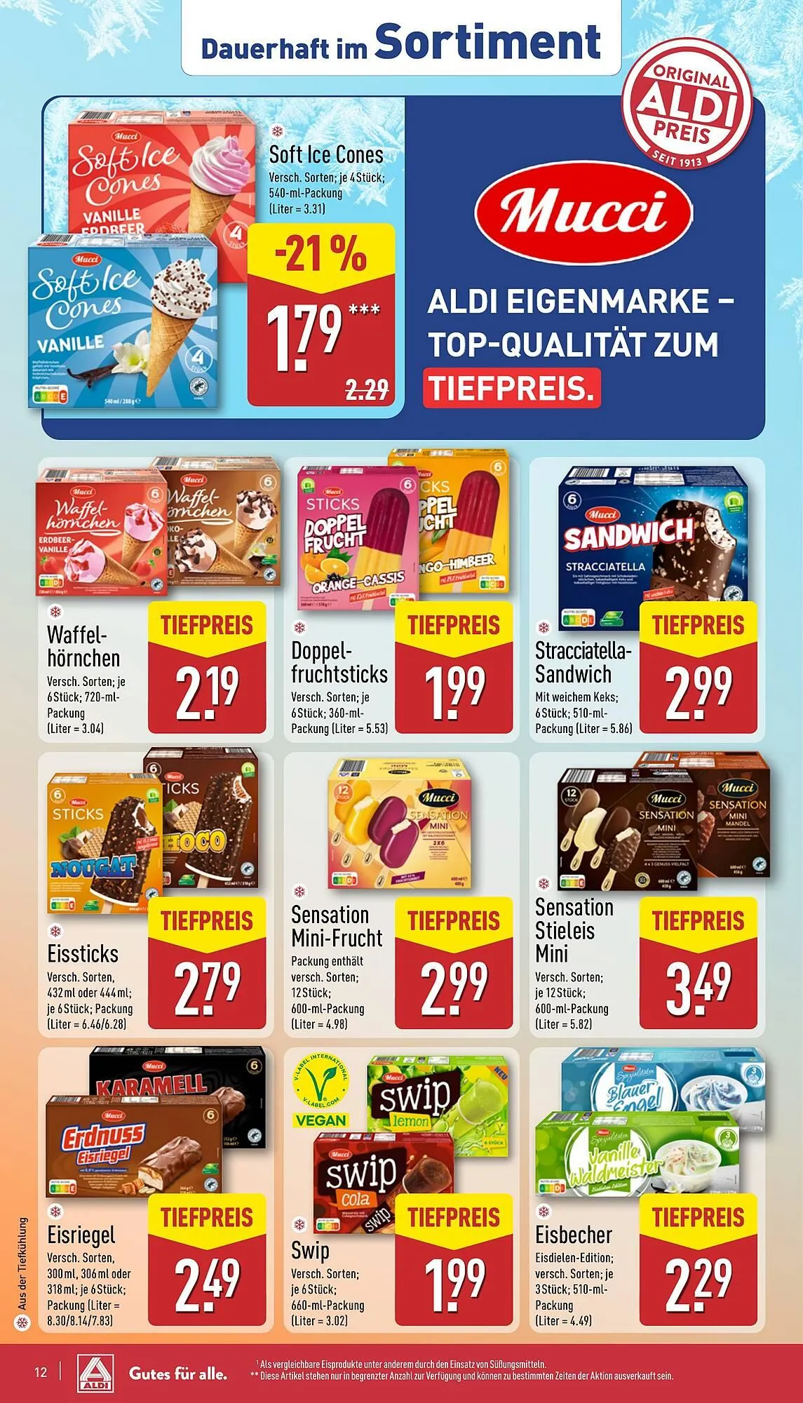 Aldi Nord Prospekt von 16. Juni bis 21. Juni 2025 - Prospekt seite 12
