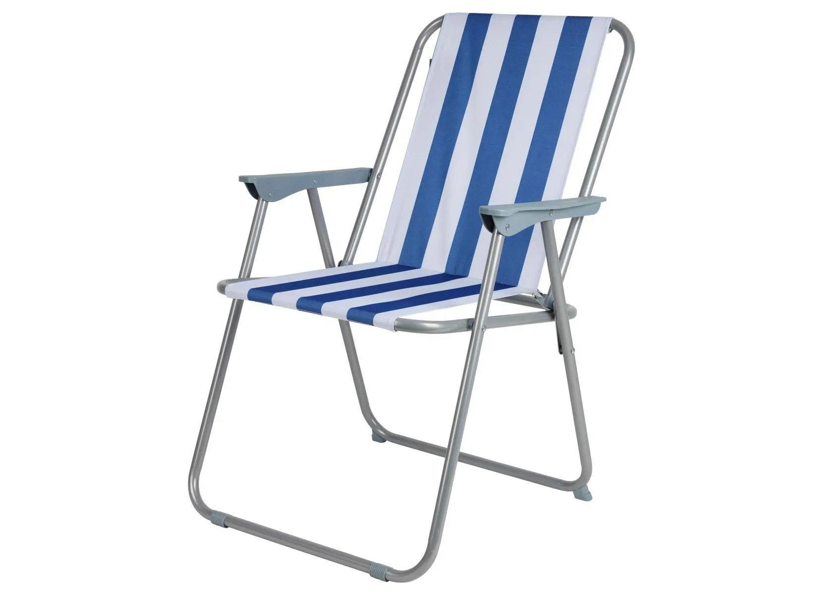 Piccolo-Klappstuhl Blau/Weiß