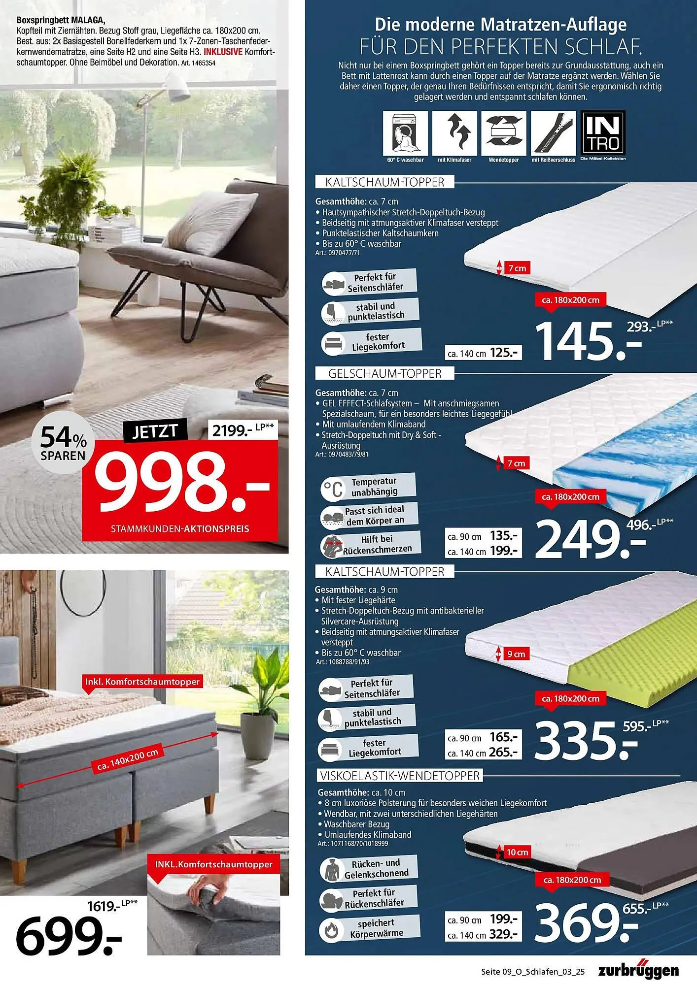 Zurbrüggen Prospekt von 17. Dezember bis 31. März 2026 - Prospekt seite 9