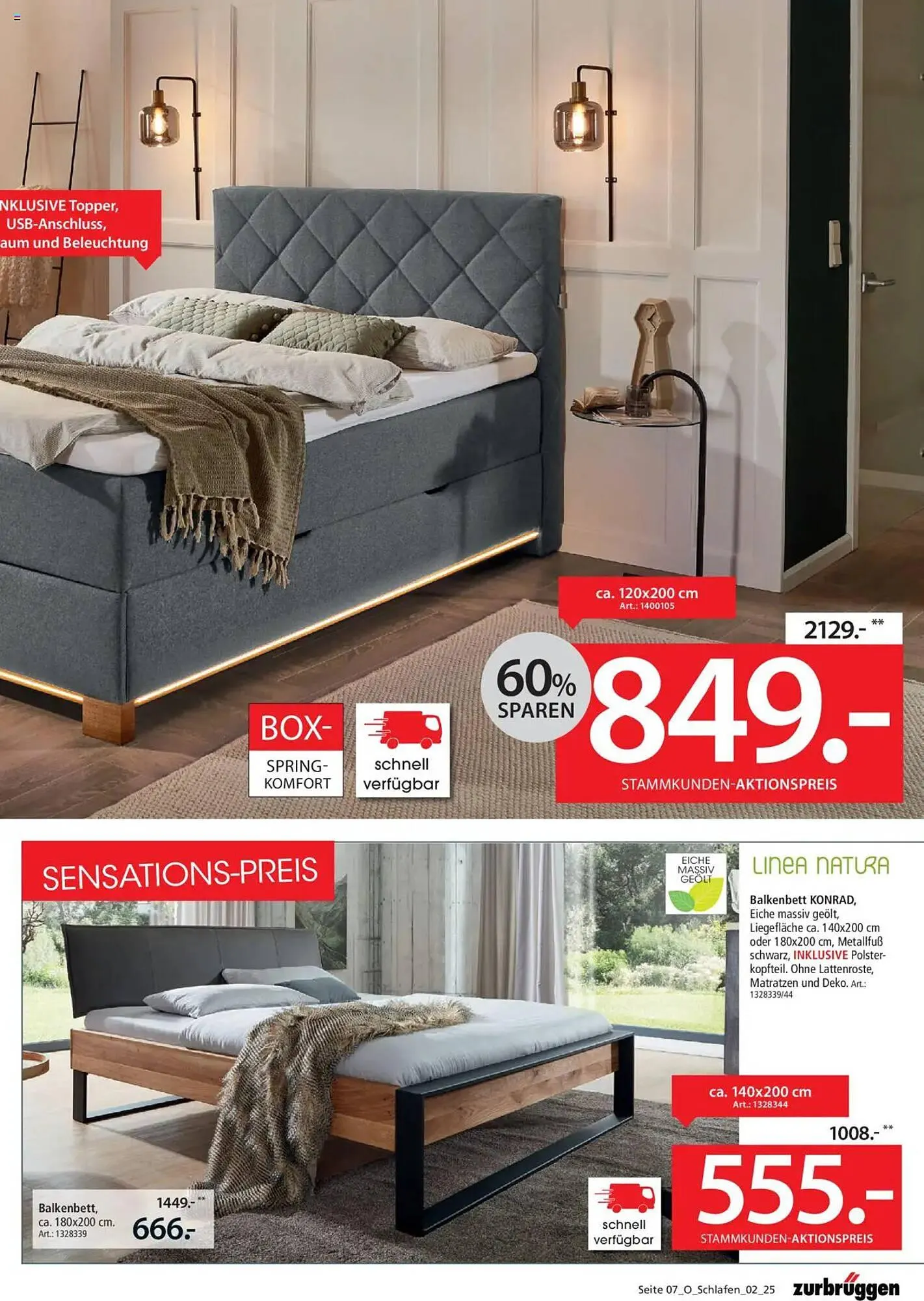 Zurbrüggen Prospekt von 16. Juli bis 31. Oktober 2025 - Prospekt seite 7