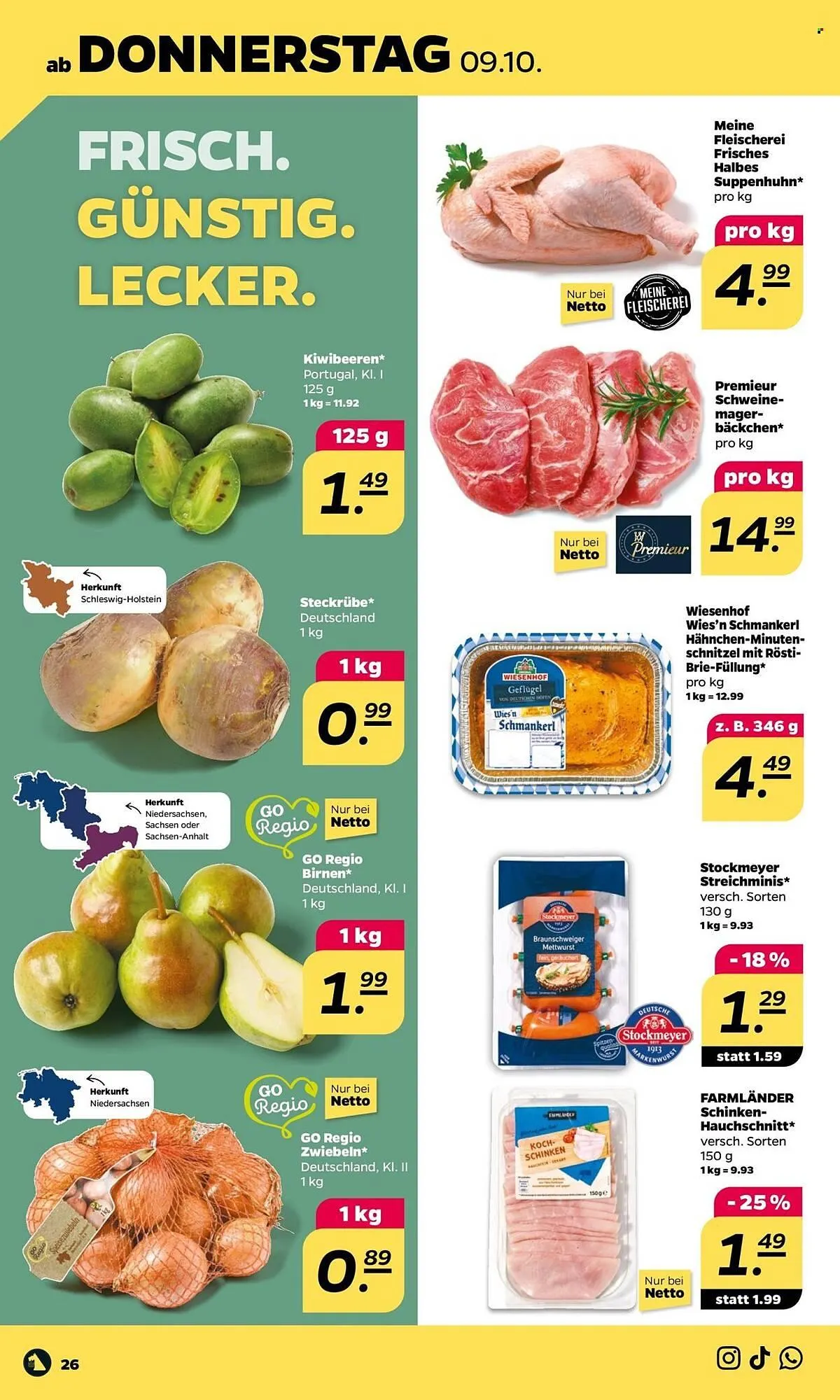 NETTO Prospekt von 6. Oktober bis 11. Oktober 2025 - Prospekt seite 26