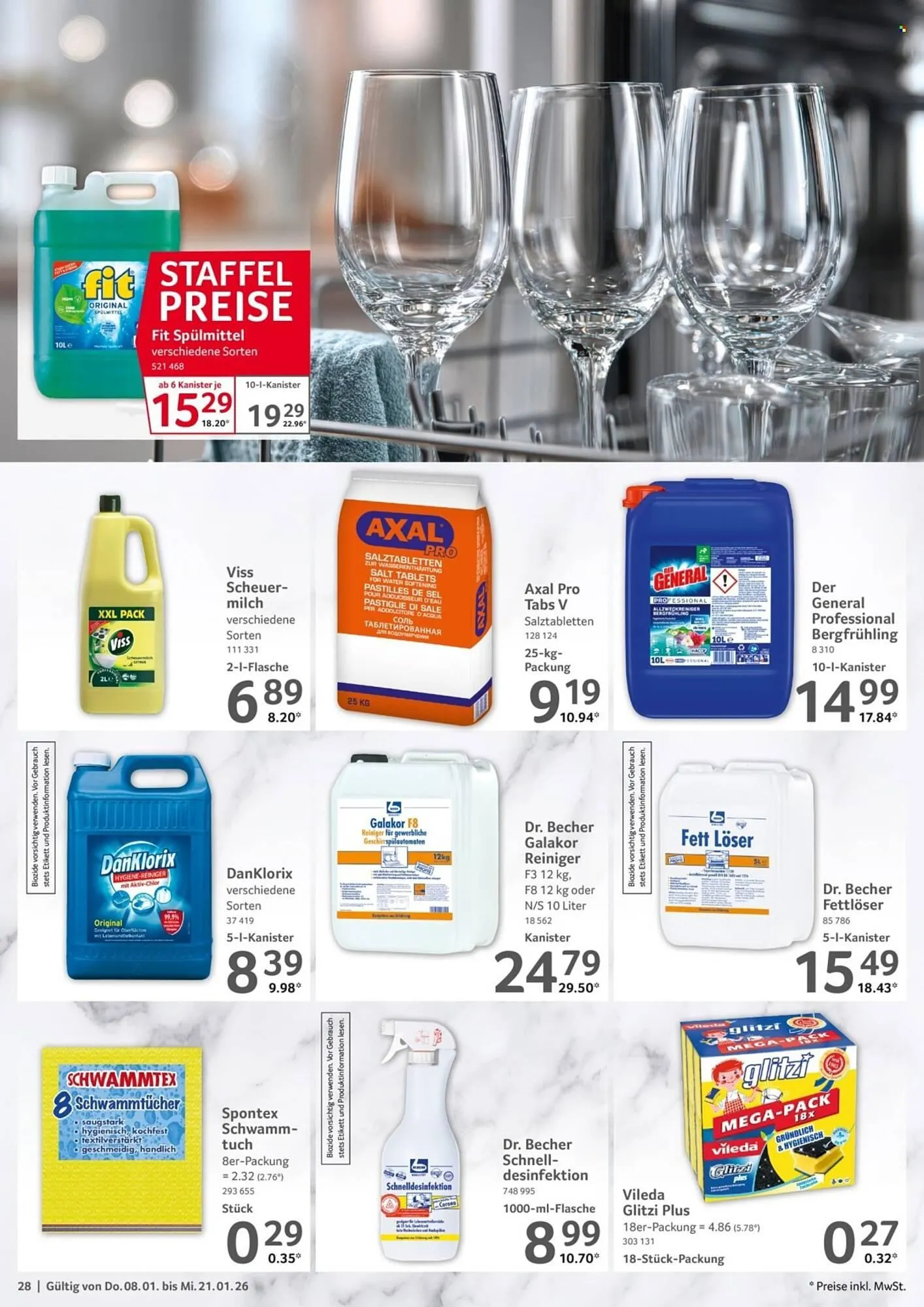 Selgros Prospekt von 8. Januar bis 21. Januar 2026 - Prospekt seite 28