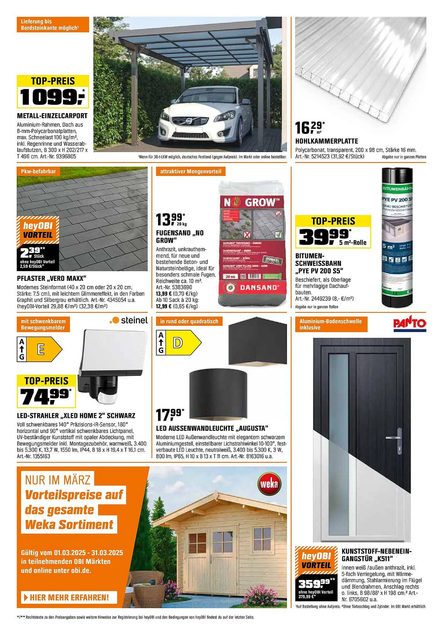 OBI Prospekt von 14. März bis 31. März 2025 - Prospekt seite 10