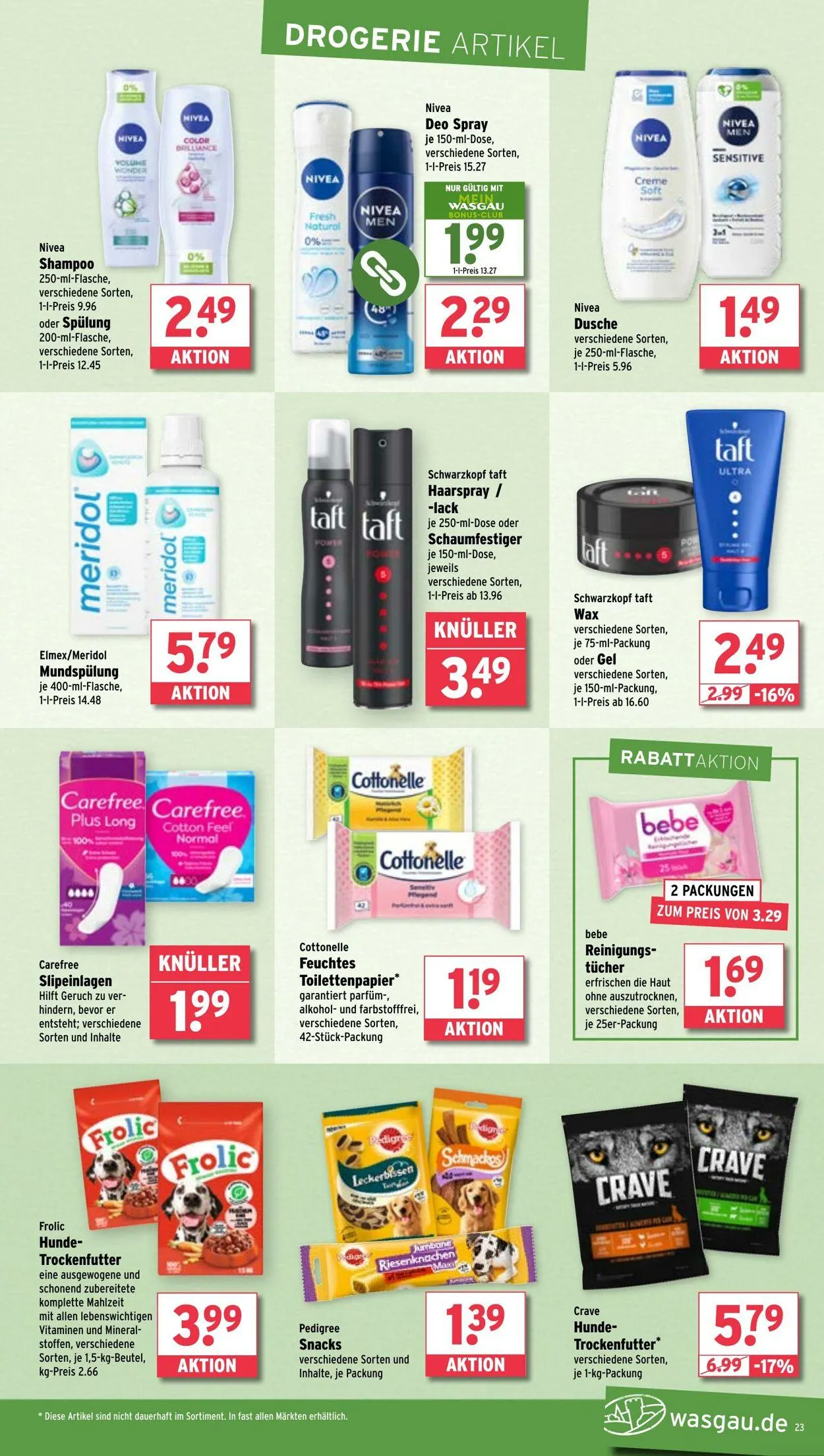 Wasgau von 5. Mai bis 10. Mai 2025 - Prospekt seite 23