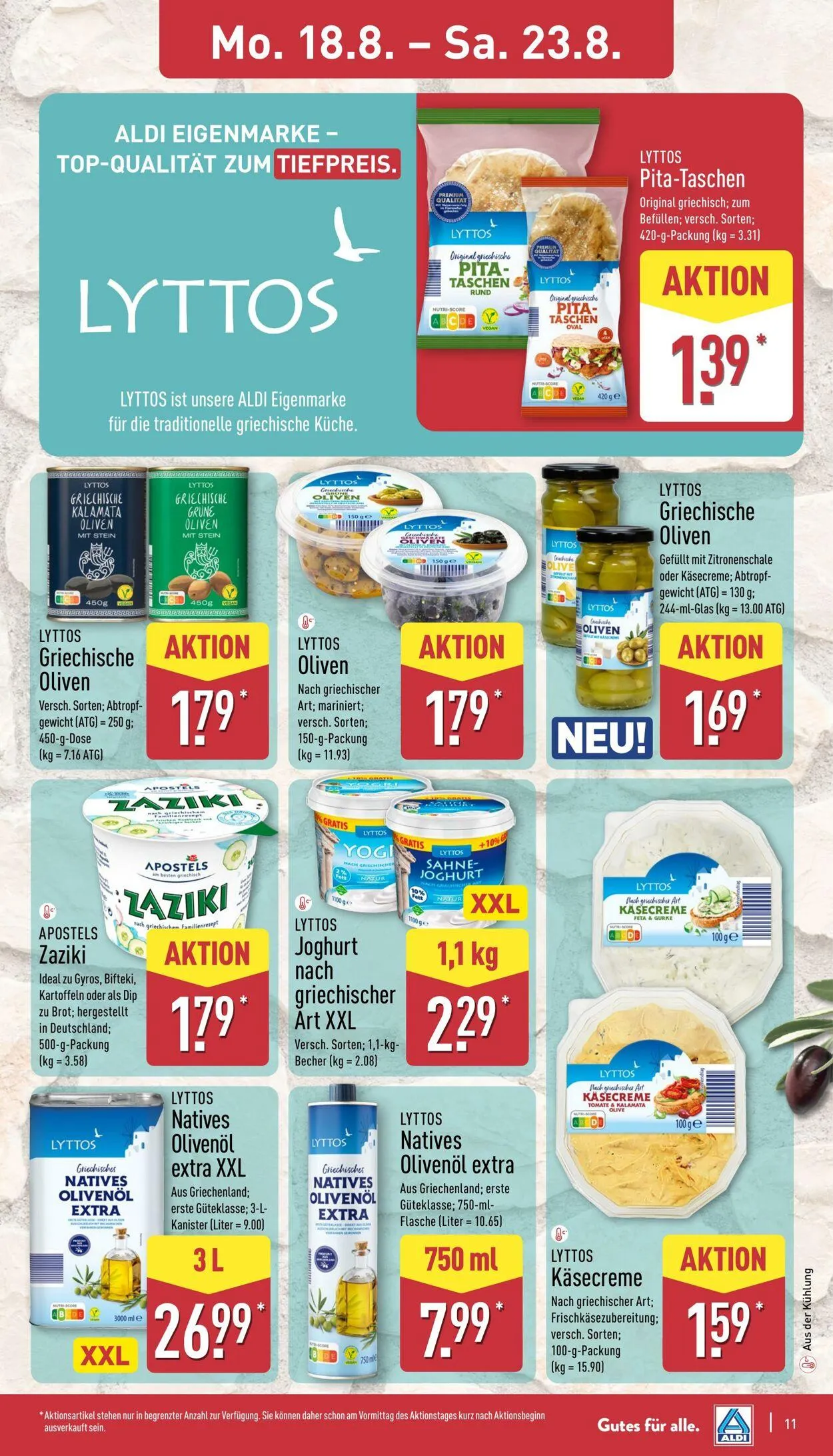 Aldi-Nord von 18. August bis 23. August 2025 - Prospekt seite 11