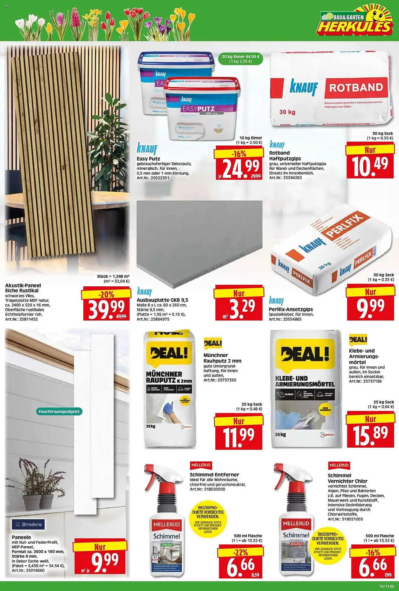 Herkules Baumarkt Prospekt von 2. März bis 7. März 2026 - Prospekt seite 13