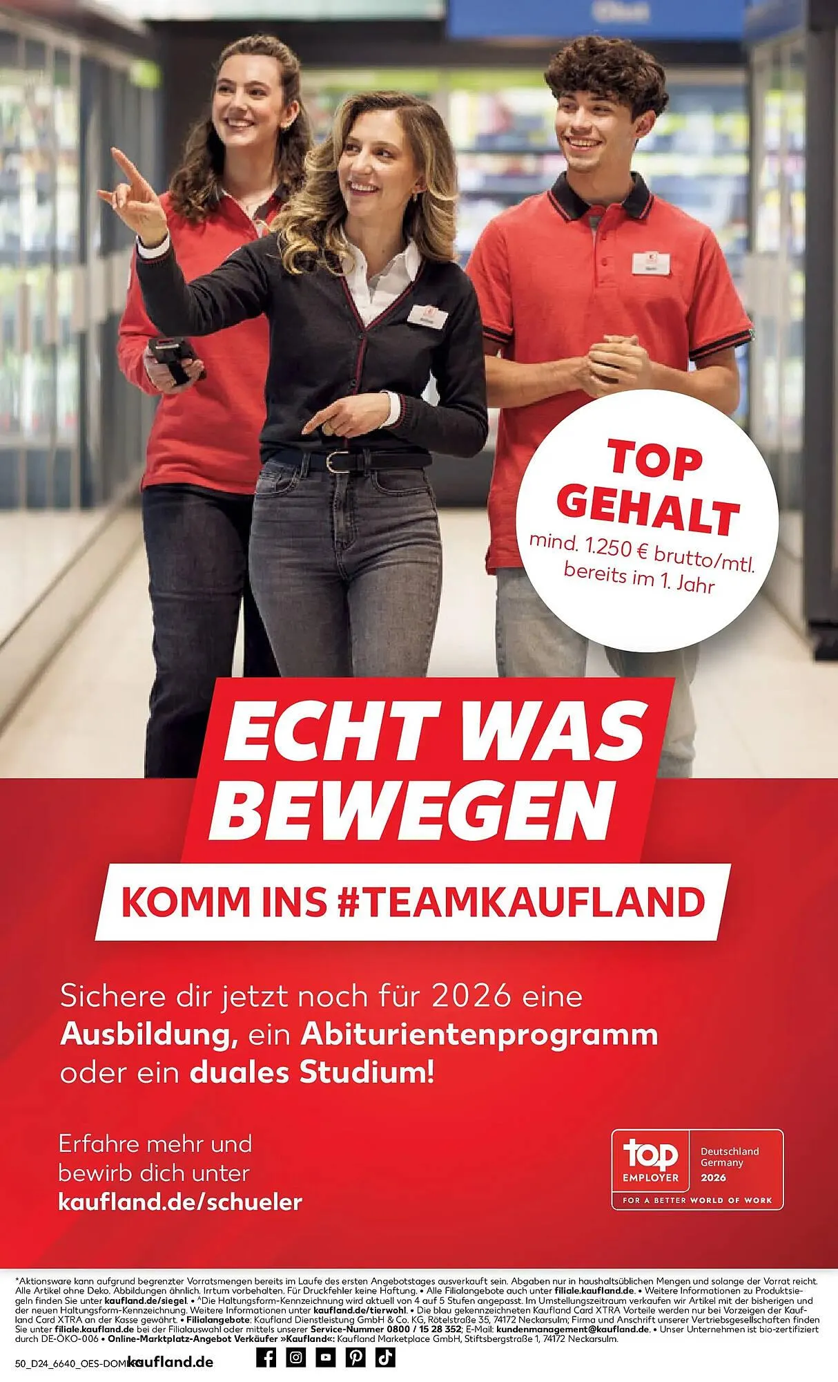 Kaufland Prospekt von 11. Juni bis 17. Juni 2026 - Prospekt seite 50