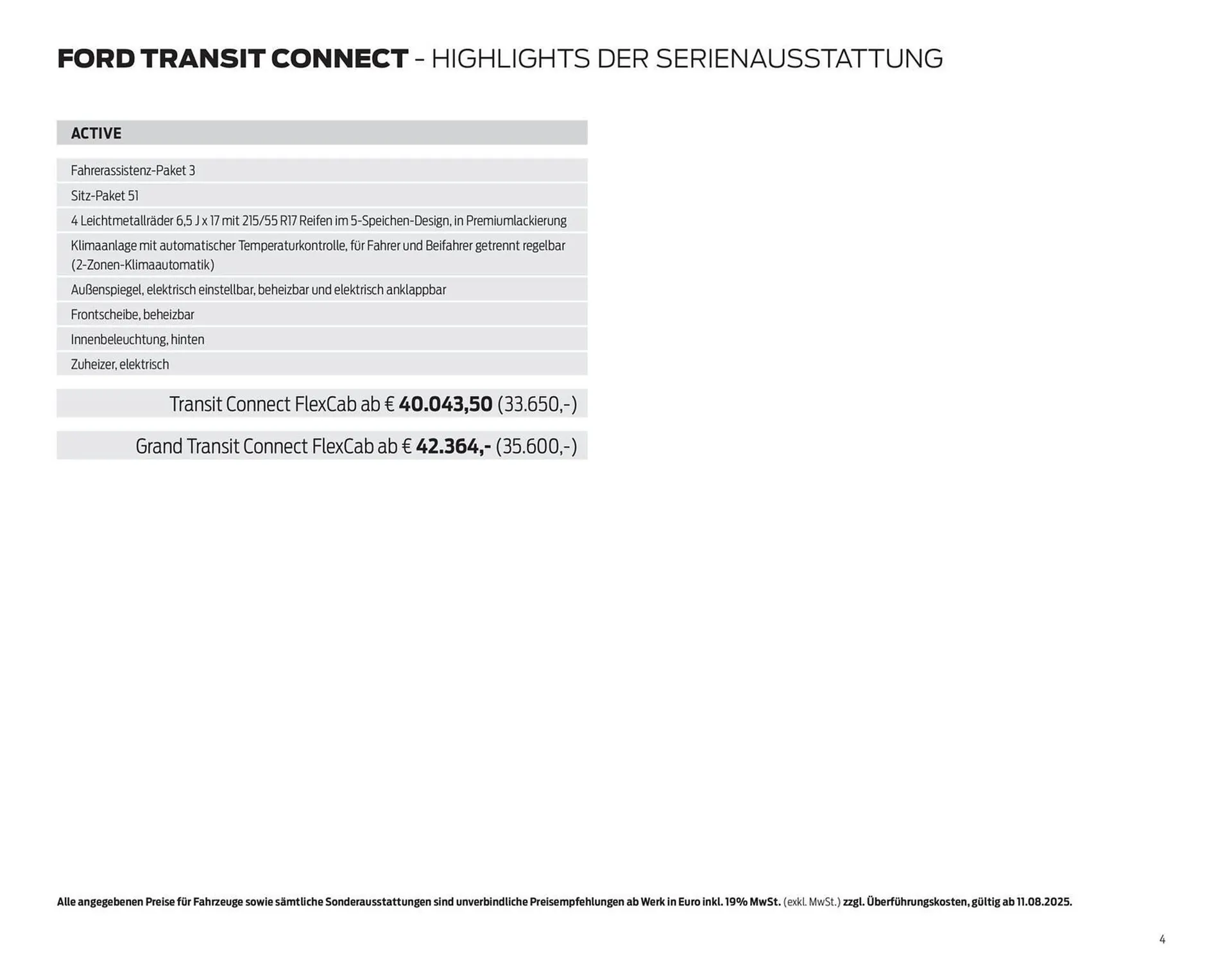 Ford Prospekt von 15. Oktober bis 29. Oktober 2025 - Prospekt seite 4