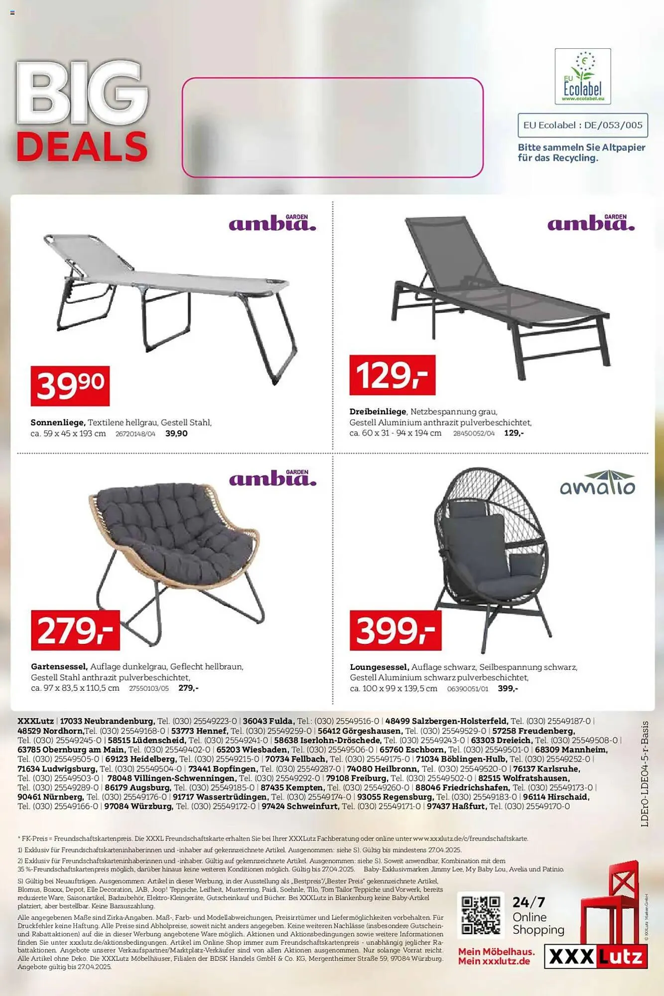 XXXLutz Prospekt von 6. April bis 27. April 2025 - Prospekt seite 8