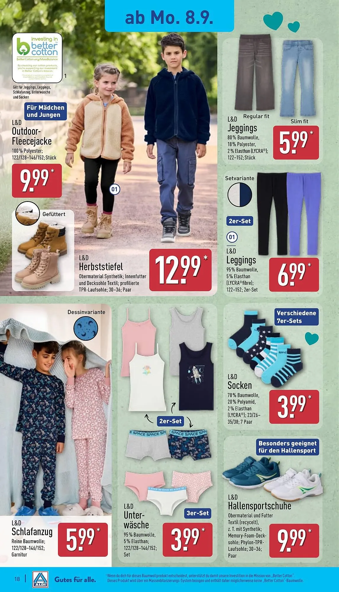 Aldi Nord Prospekt von 8. September bis 13. September 2025 - Prospekt seite 22