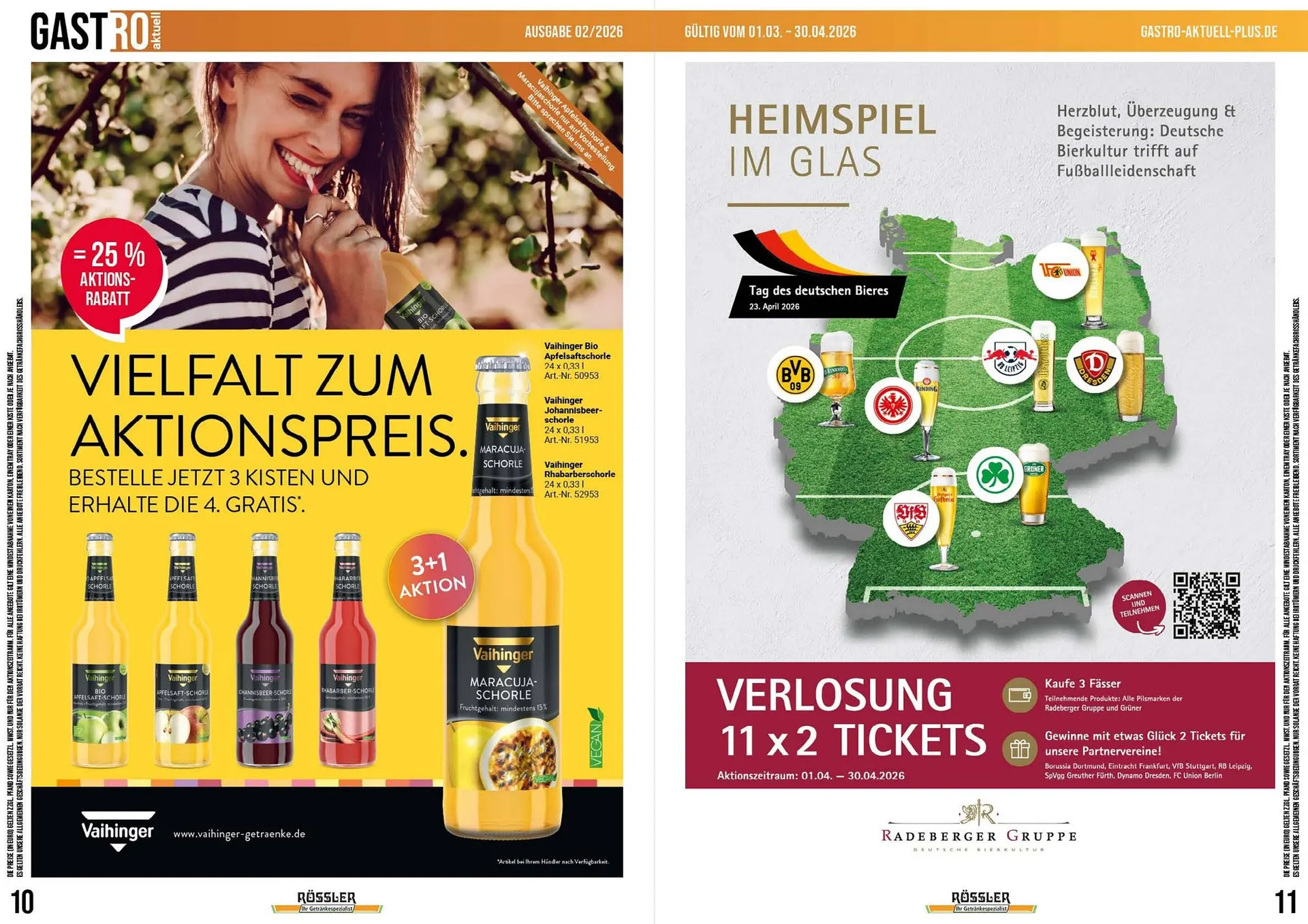 Getränke Rössler Prospekt von 1. März bis 30. April 2026 - Prospekt seite 6