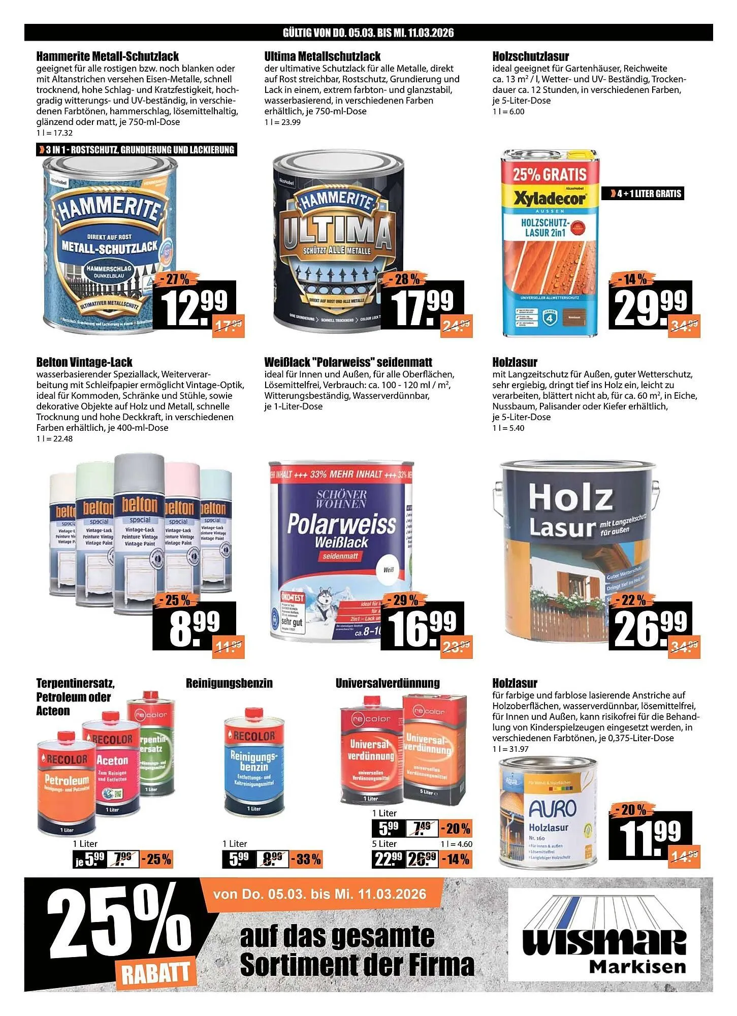 V Baumarkt Prospekt von 5. März bis 11. März 2026 - Prospekt seite 3