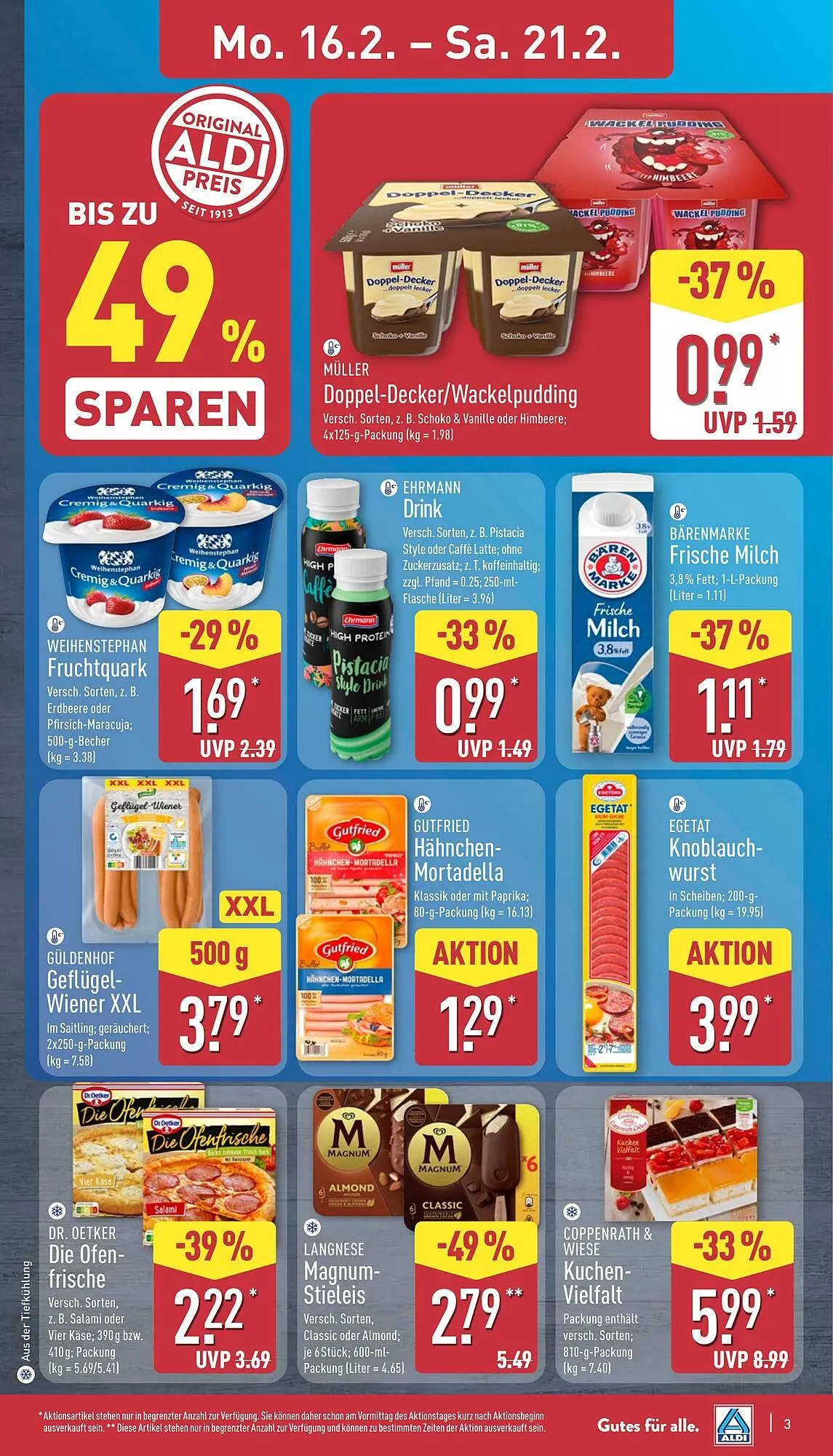 Aldi Nord Prospekt von 16. Februar bis 21. Februar 2026 - Prospekt seite 8