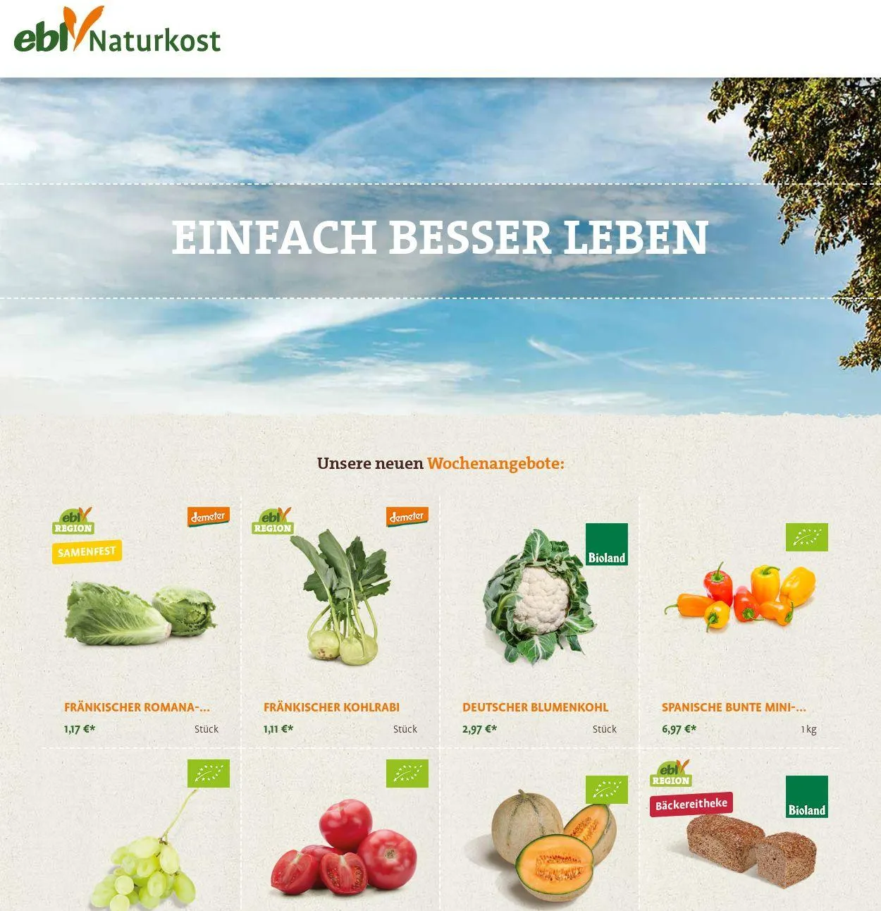 ebl Naturkos von 7. Juli bis 16. Juli 2025 - Prospekt seite 1