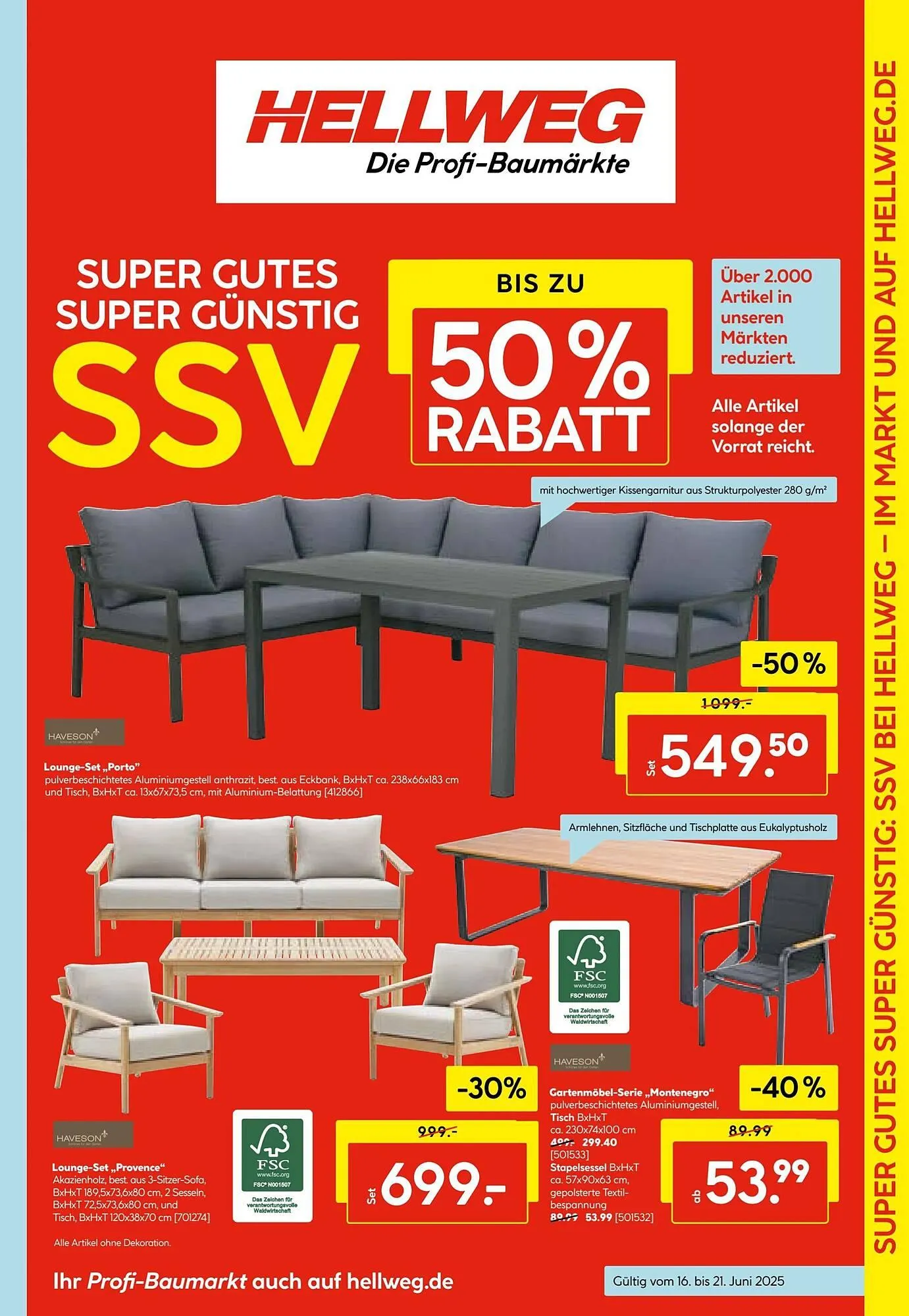 Hellweg Prospekt von 16. Juni bis 21. Juni 2025 - Prospekt seite 11