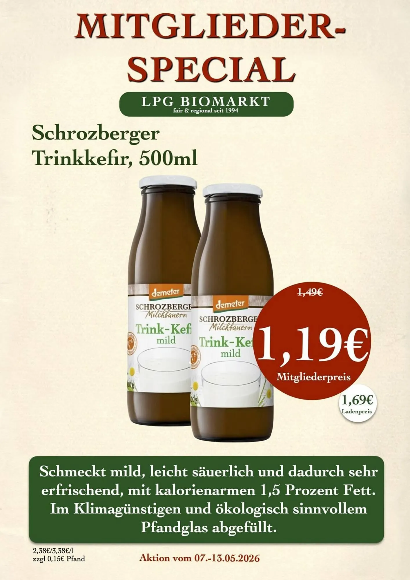 LPG Biomarkt Prospekt von 7. Mai bis 13. Mai 2026 - Prospekt seite 8
