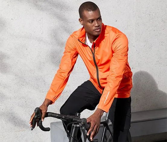 Windprotection-Funktionsjacke, orange