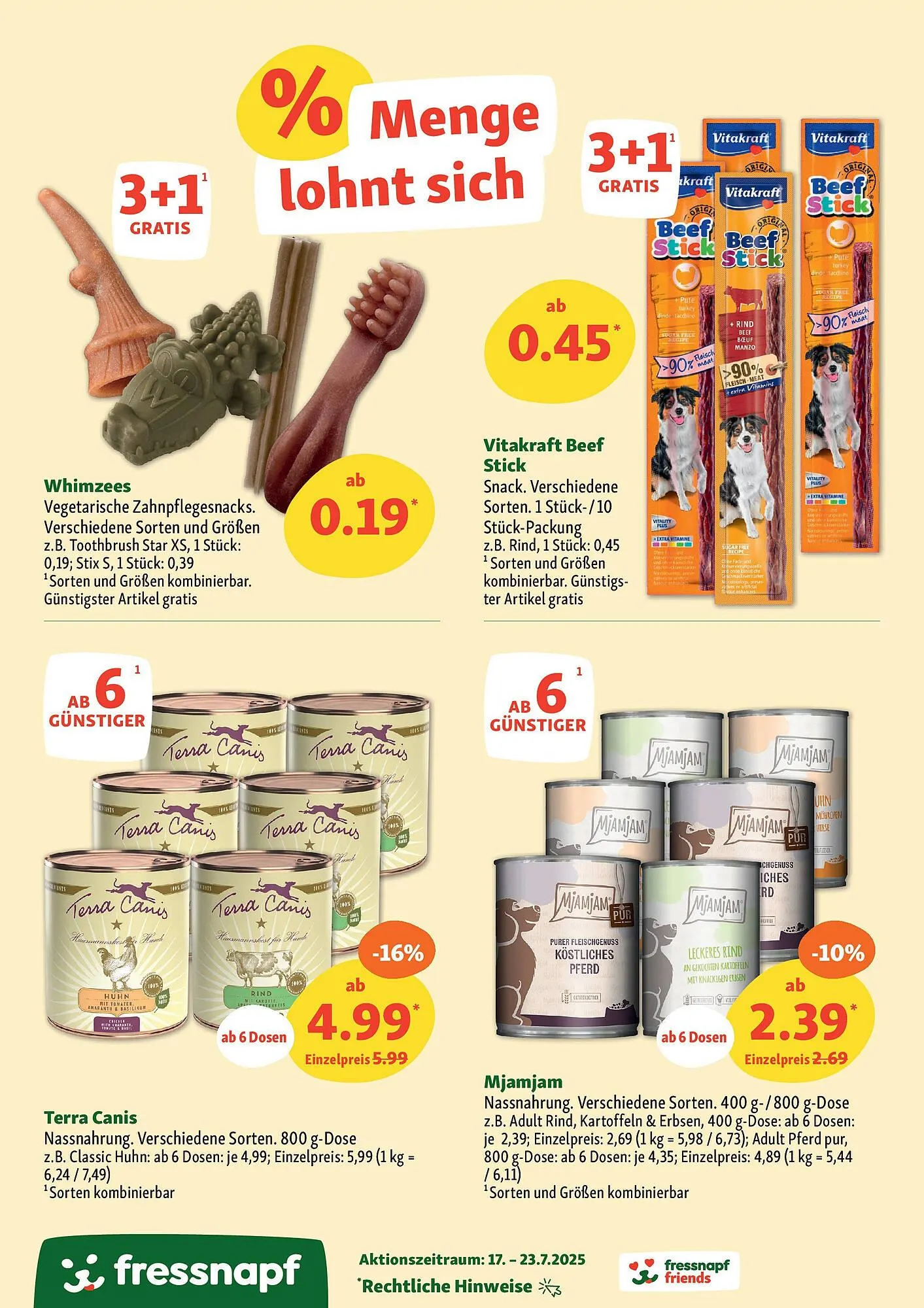 Fressnapf Prospekt von 16. Juli bis 23. Juli 2025 - Prospekt seite 3