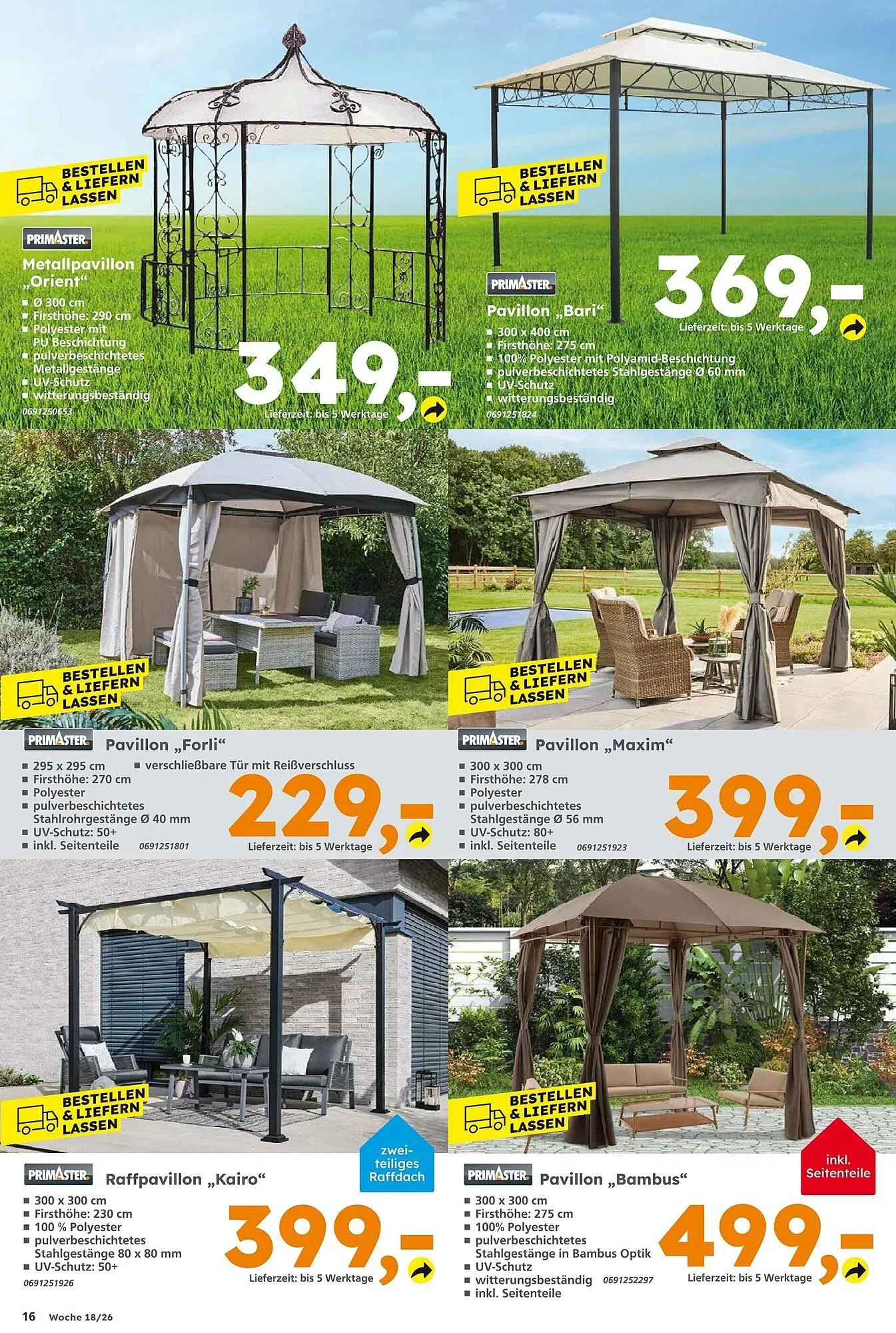 Globus Baumarkt Prospekt von 26. April bis 2. Mai 2026 - Prospekt seite 16