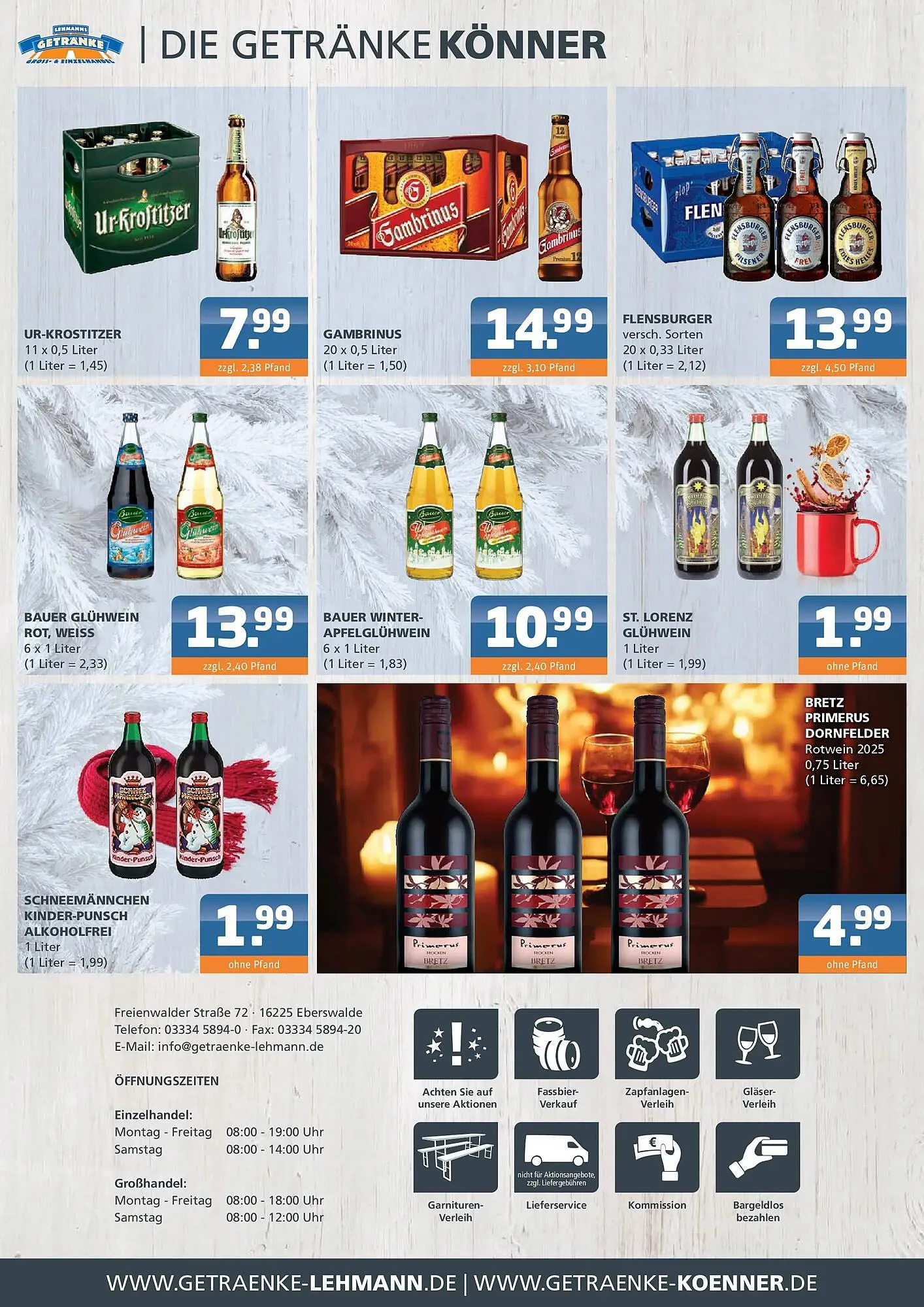 Getränke Lehmann Prospekt von 2. November bis 15. November 2025 - Prospekt seite 4
