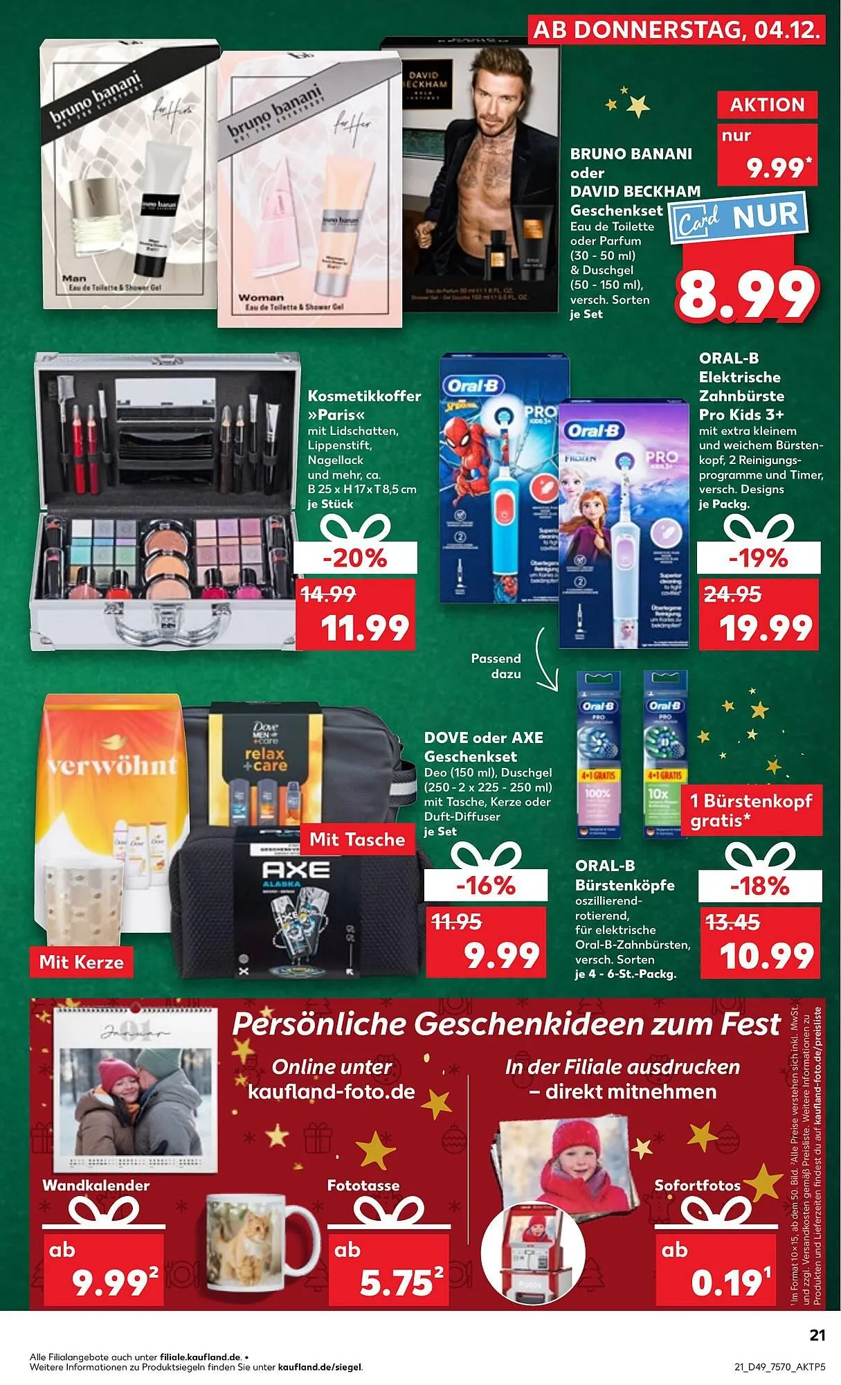 Kaufland Prospekt von 4. Dezember bis 10. Dezember 2025 - Prospekt seite 21