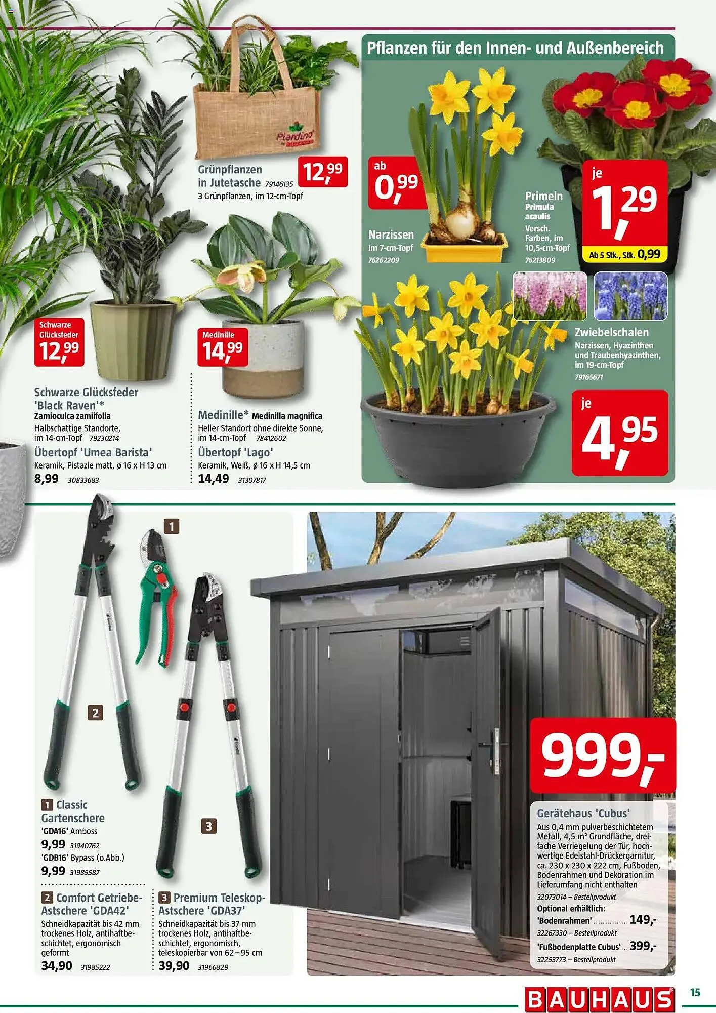 Bauhaus Prospekt von 31. Januar bis 28. Februar 2026 - Prospekt seite 15