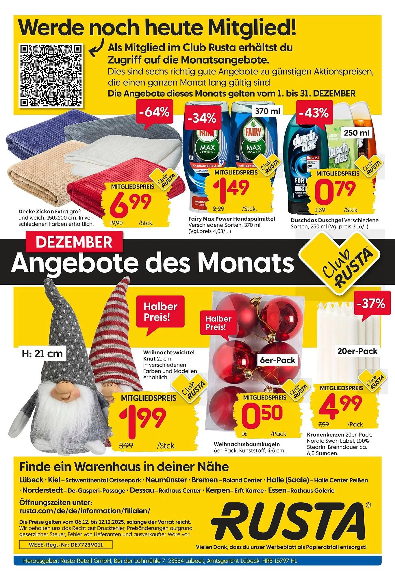 Rusta Prospekt von 6. Dezember bis 12. Dezember 2025 - Prospekt seite 20