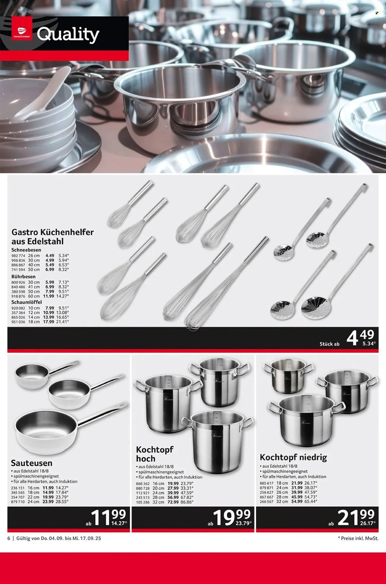 Selgros Prospekt von 4. September bis 17. September 2025 - Prospekt seite 6