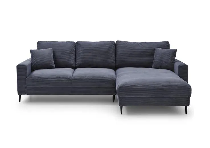 Ecksofa PAUL 269 x 165 cm dunkelgrau