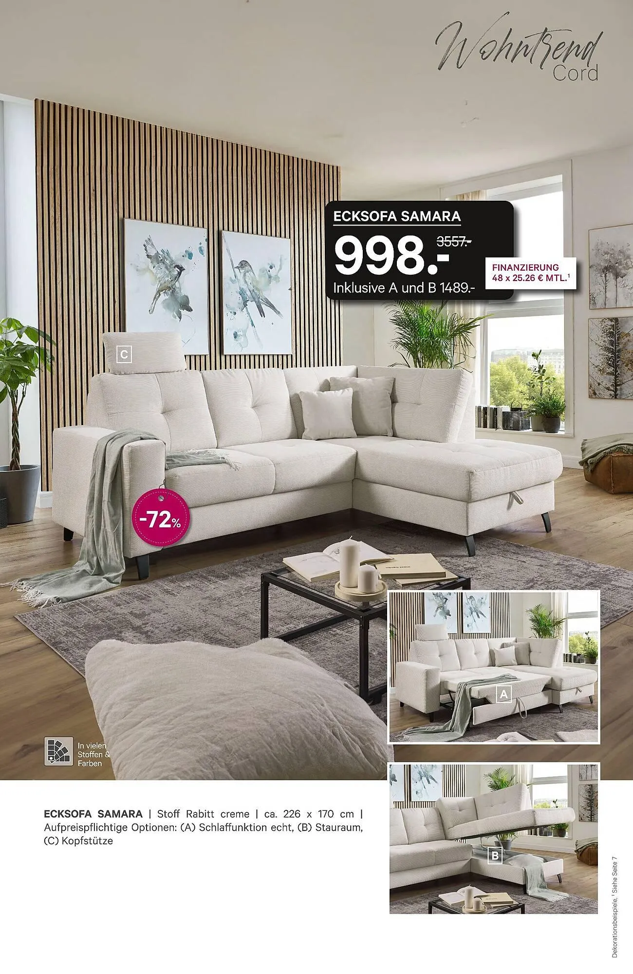 Kabs Polsterwelt Prospekt von 23. Mai bis 26. Juni 2025 - Prospekt seite 37