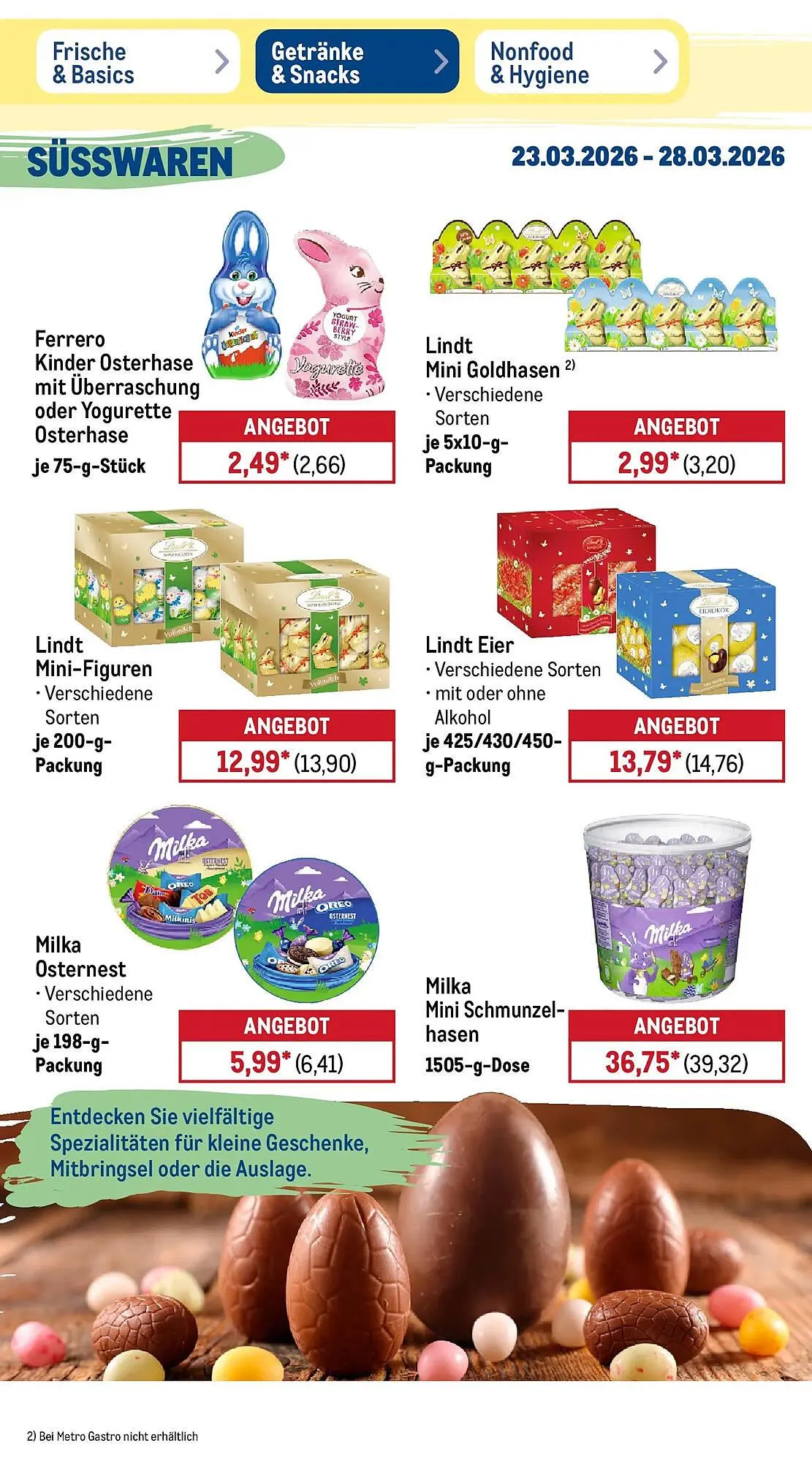 METRO Prospekt von 22. März bis 28. März 2026 - Prospekt seite 26