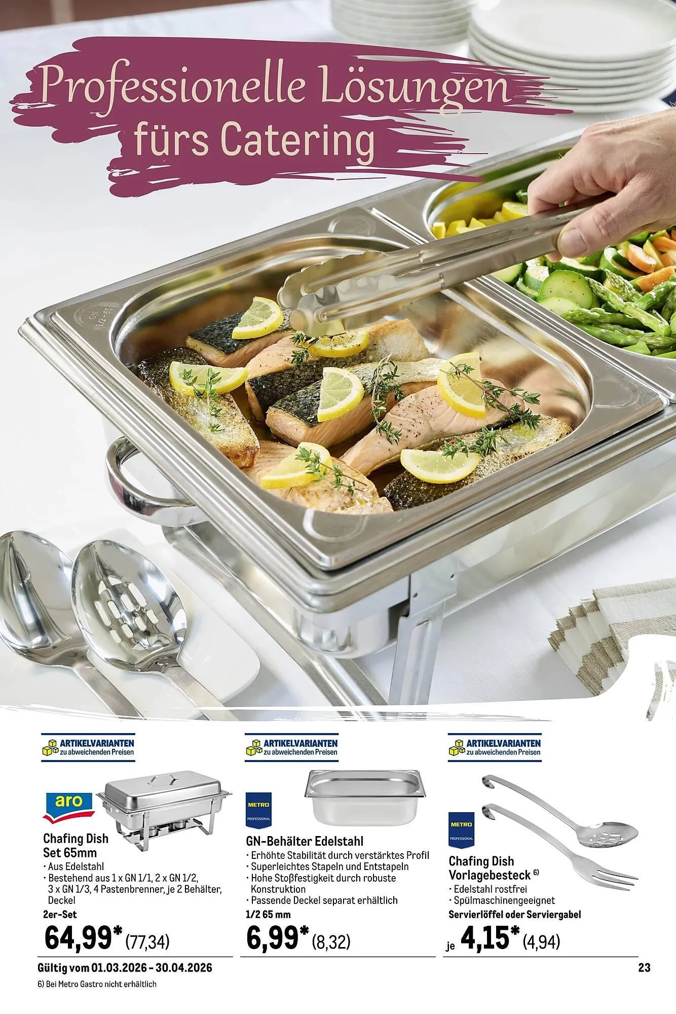 METRO Prospekt von 1. März bis 1. Mai 2026 - Prospekt seite 23