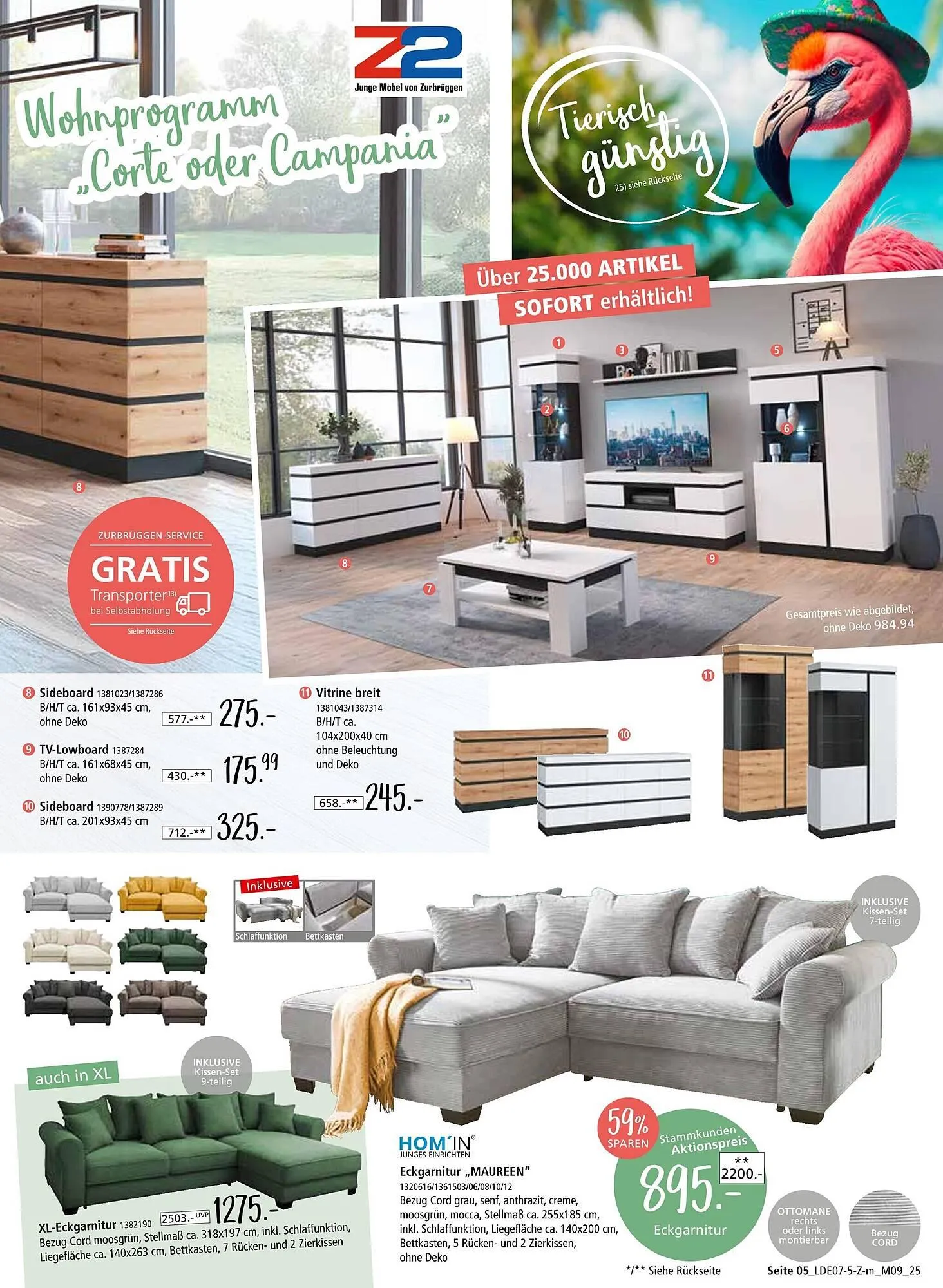 Zurbrüggen Prospekt von 12. Juli bis 9. August 2025 - Prospekt seite 5