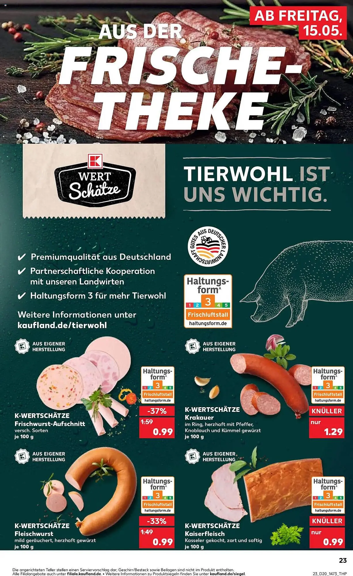 Kaufland Prospekt von 15. Mai bis 20. Mai 2026 - Prospekt seite 23