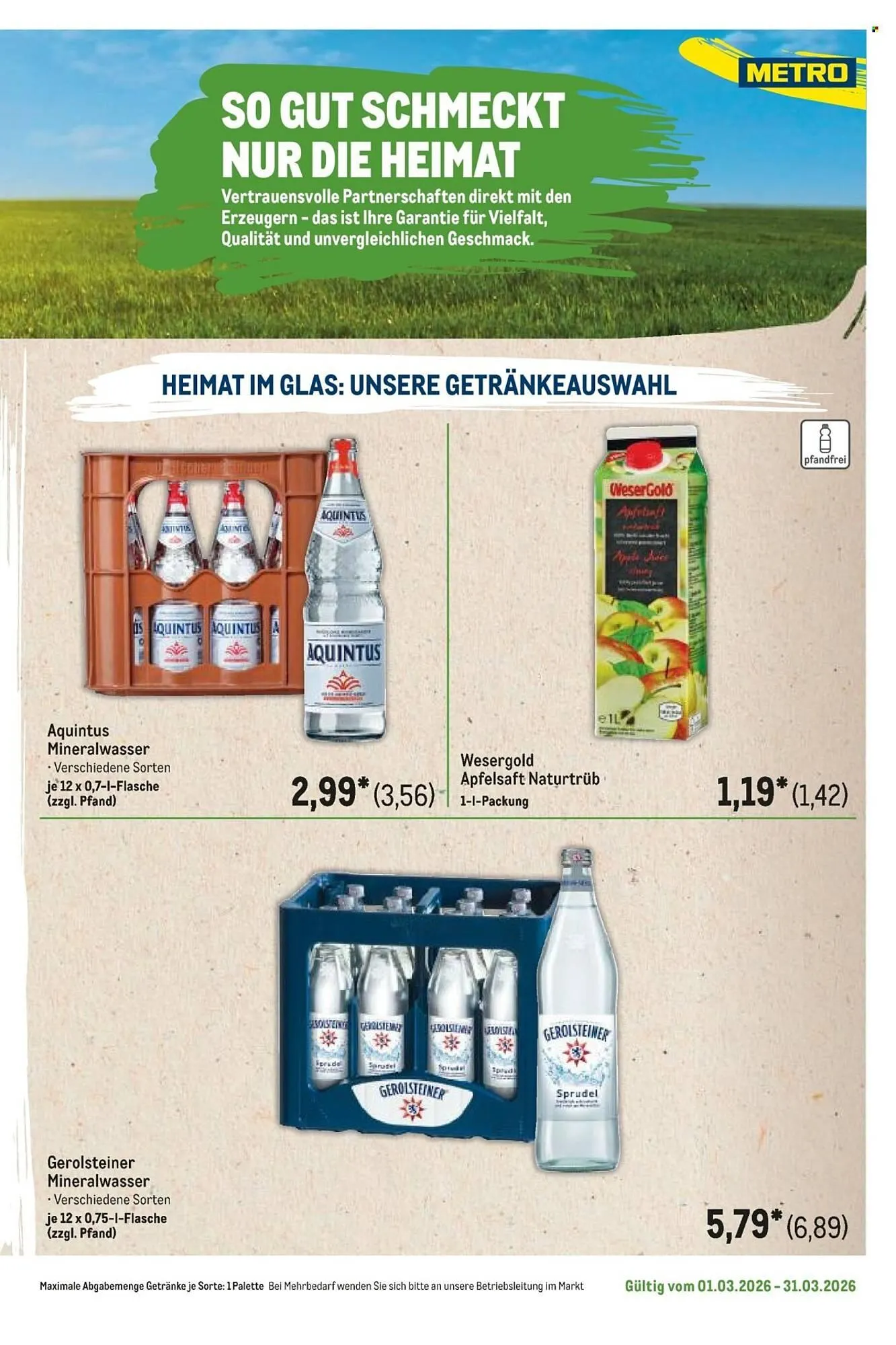 METRO Prospekt von 1. März bis 31. März 2026 - Prospekt seite 25